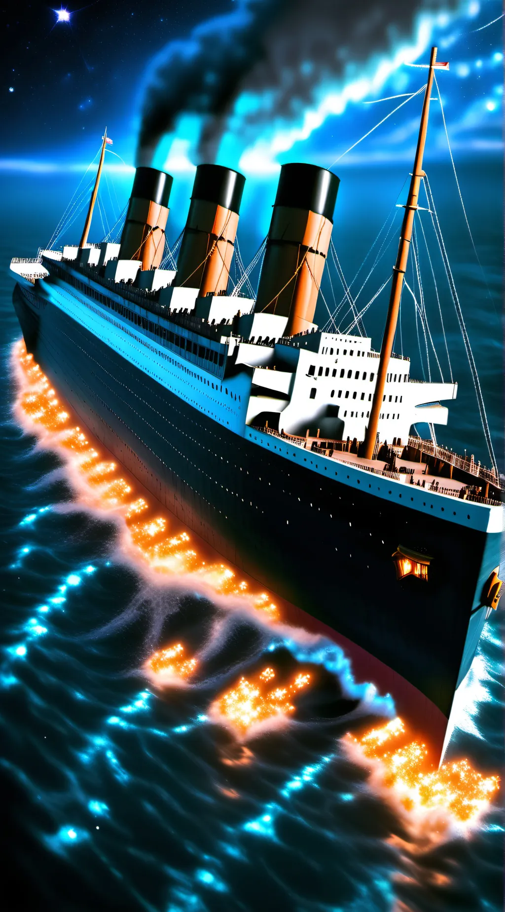 ai character: The Titanic background