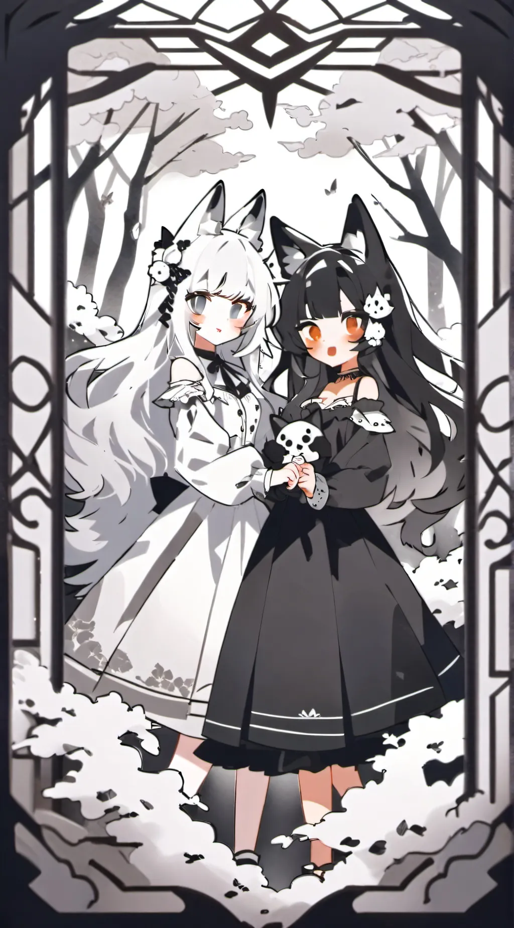 ai character: Lily and Alaska background