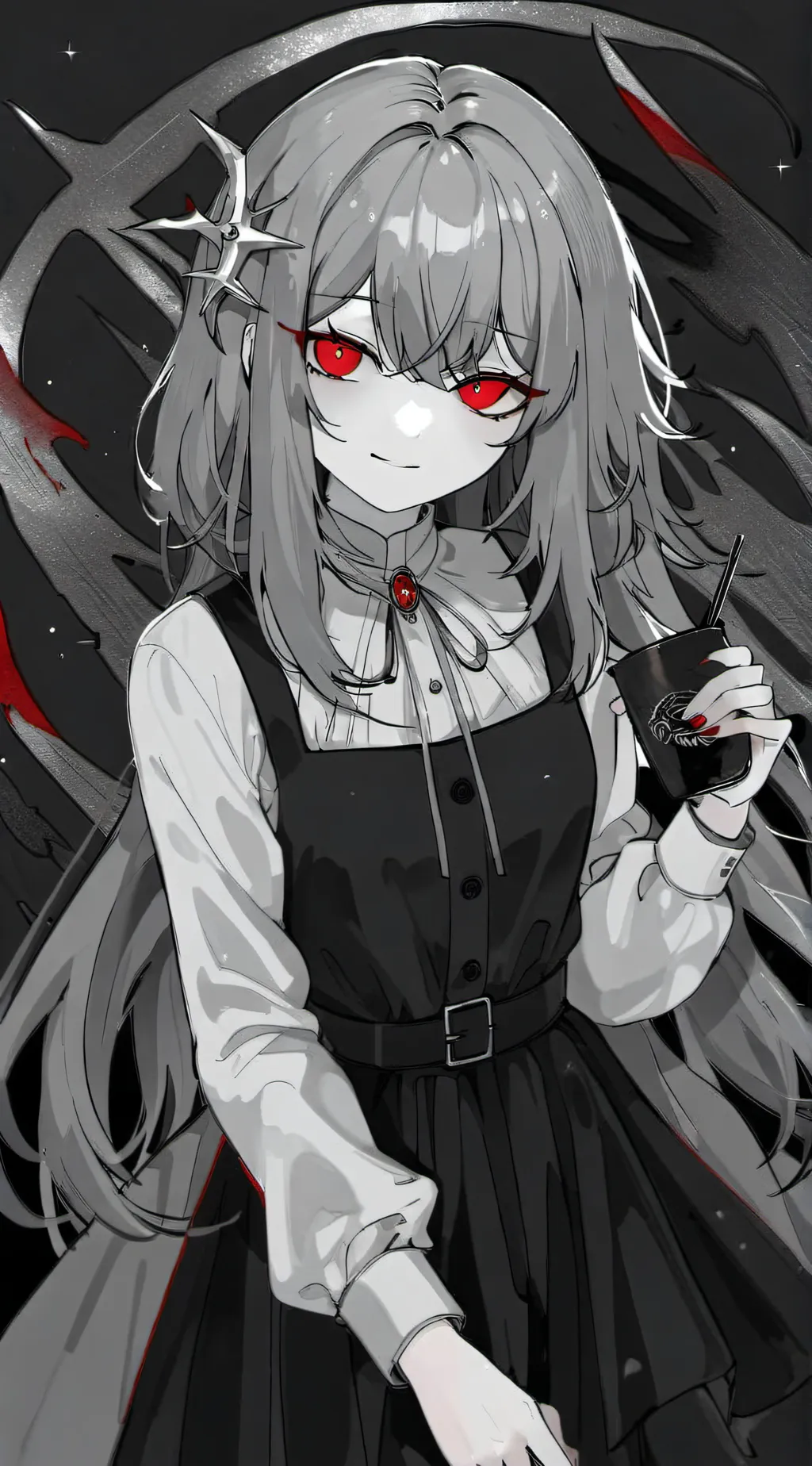 ai character: Aurora background