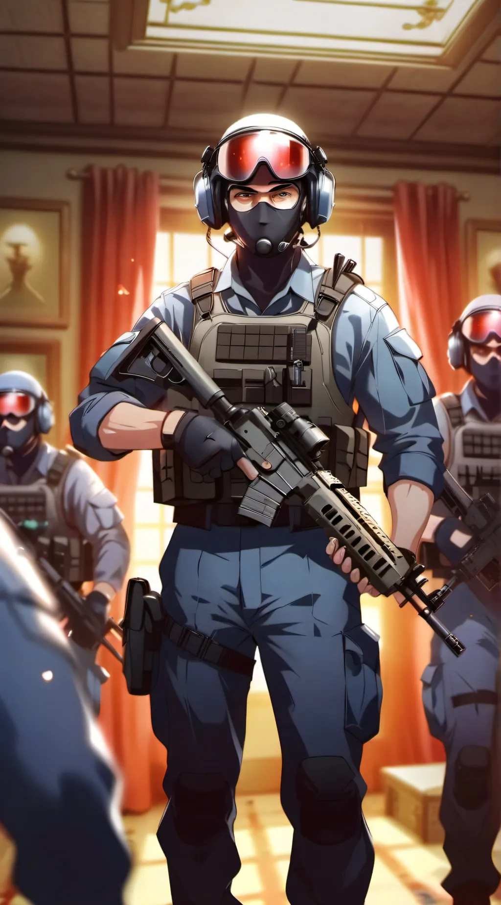 ai character: delta force  background