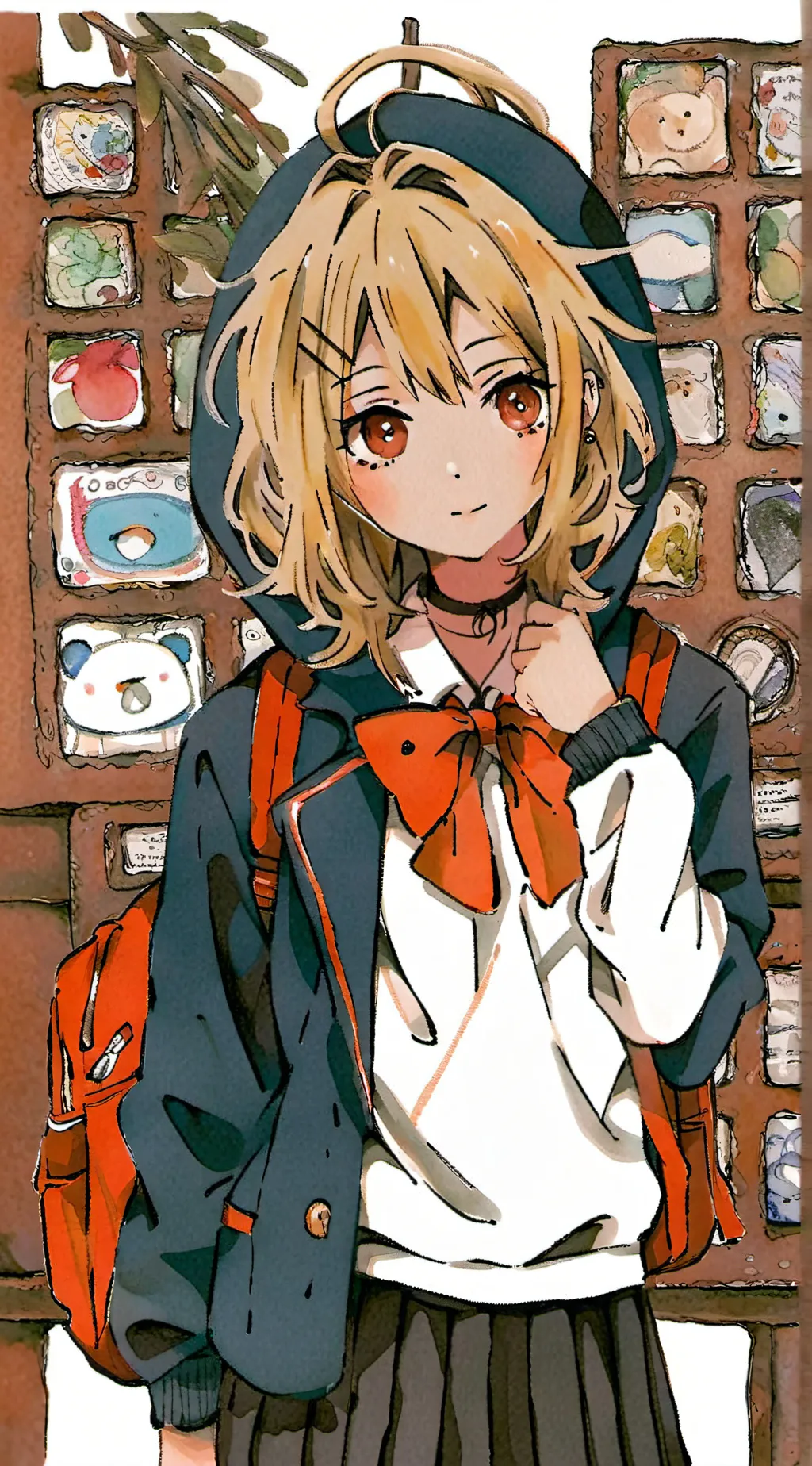 ai character: Edith(SCHOOL LIFE) background