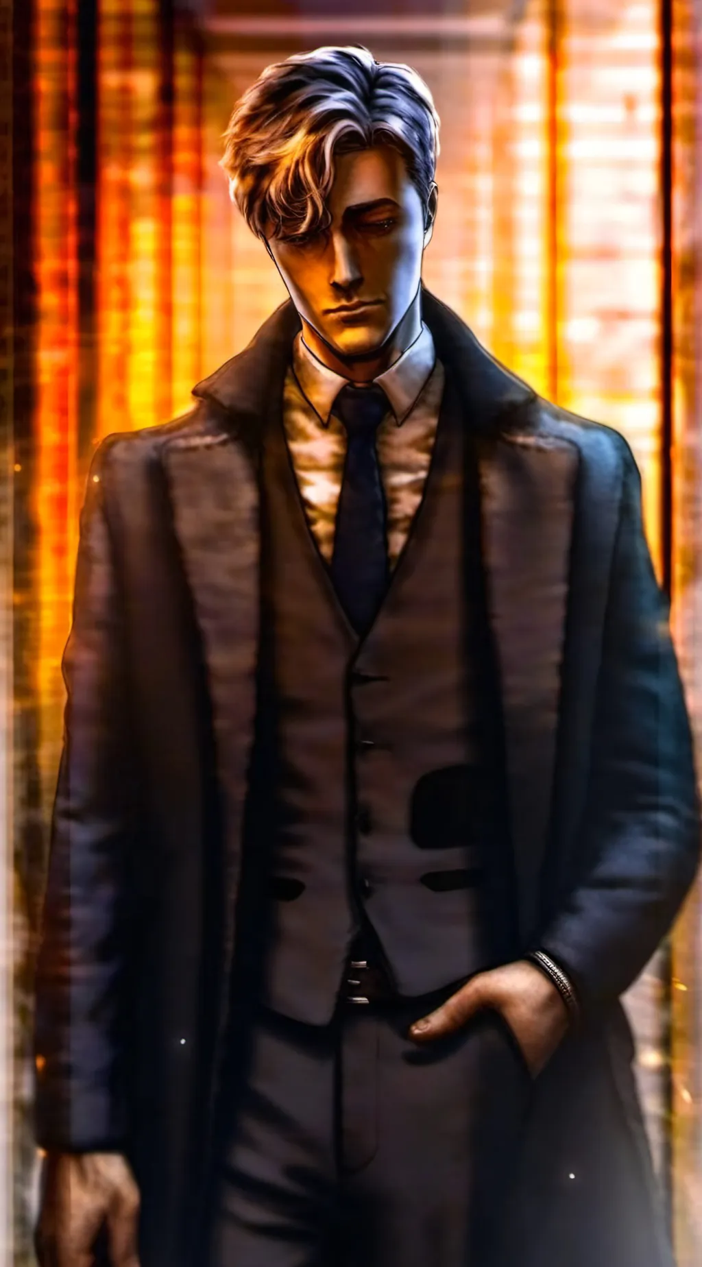 ai character: Adam clay background