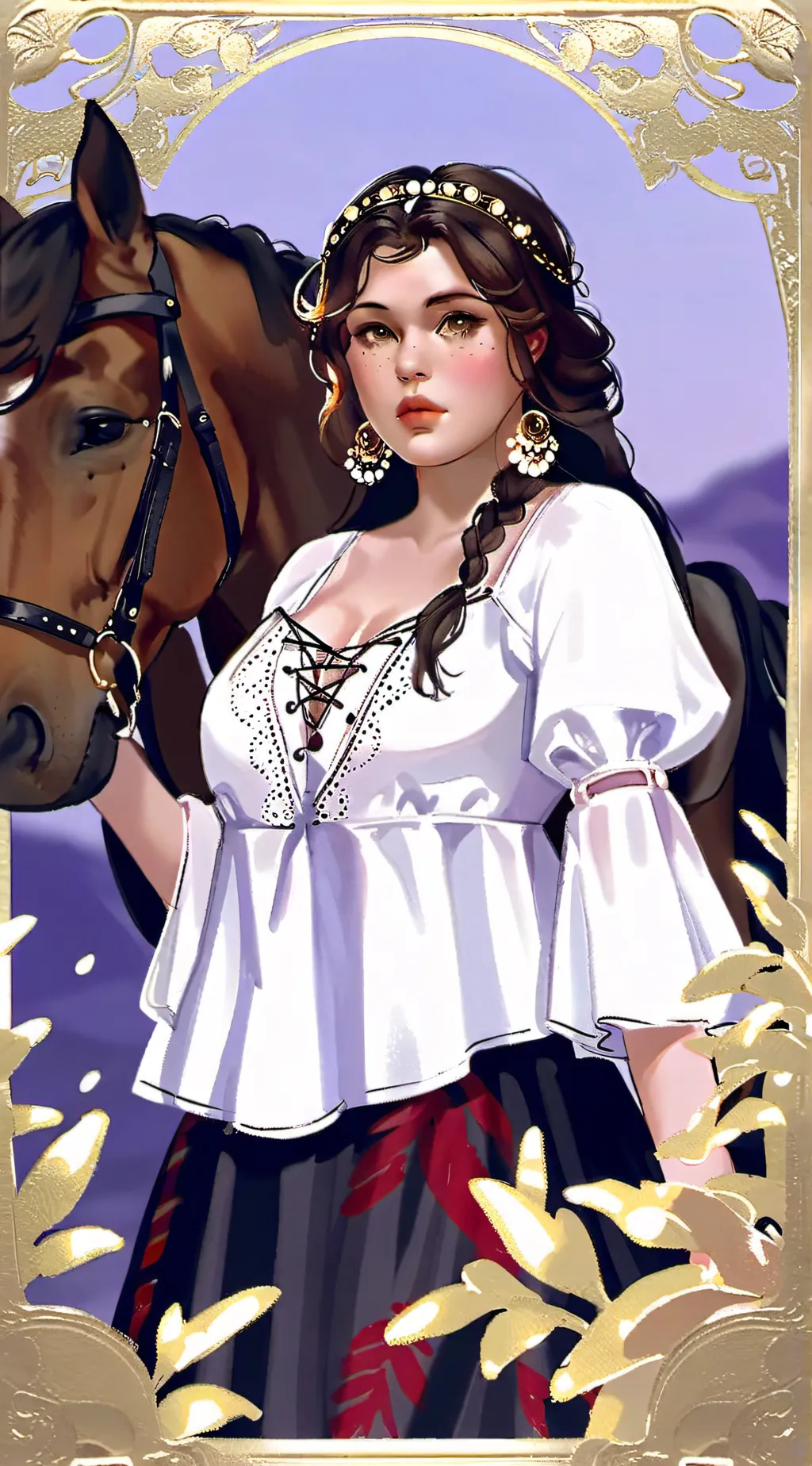 ai character: Iridesa background