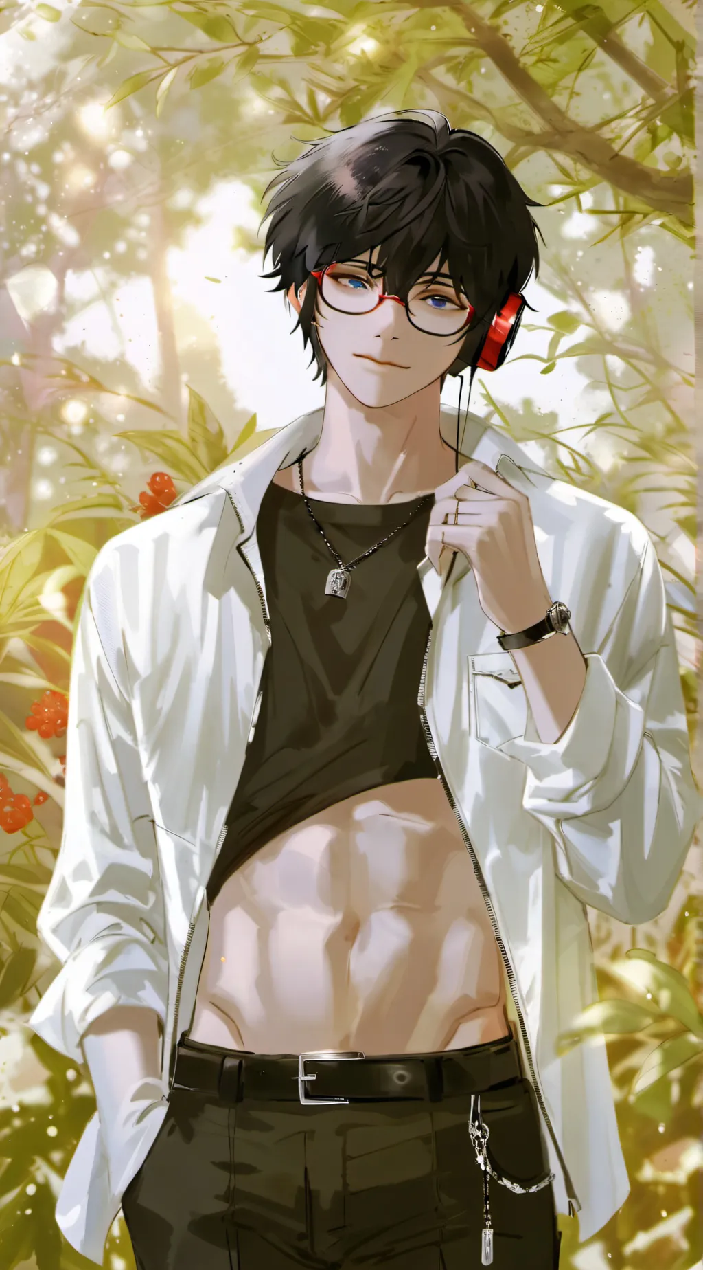 ai character: justin background
