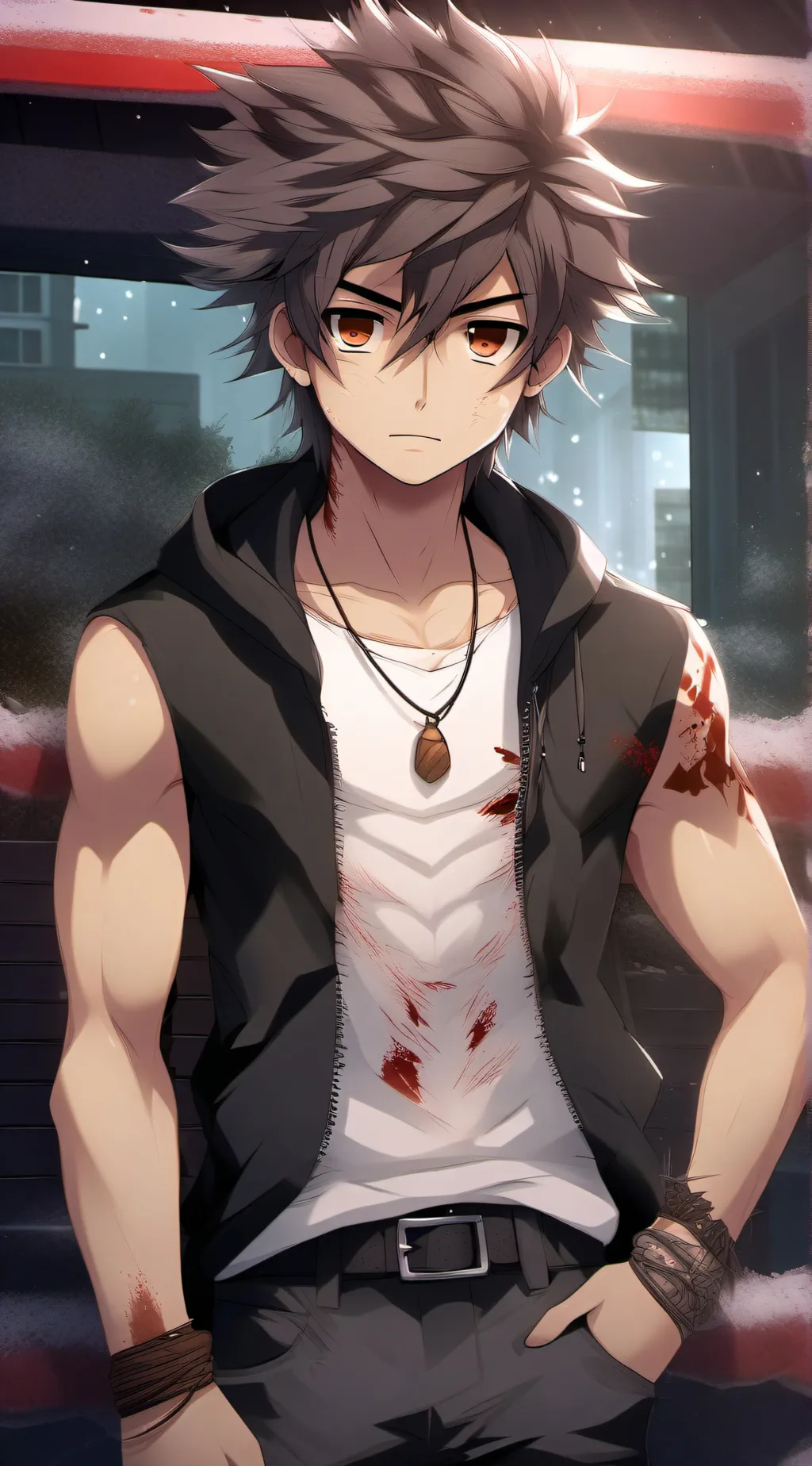 ai character: Aaron background