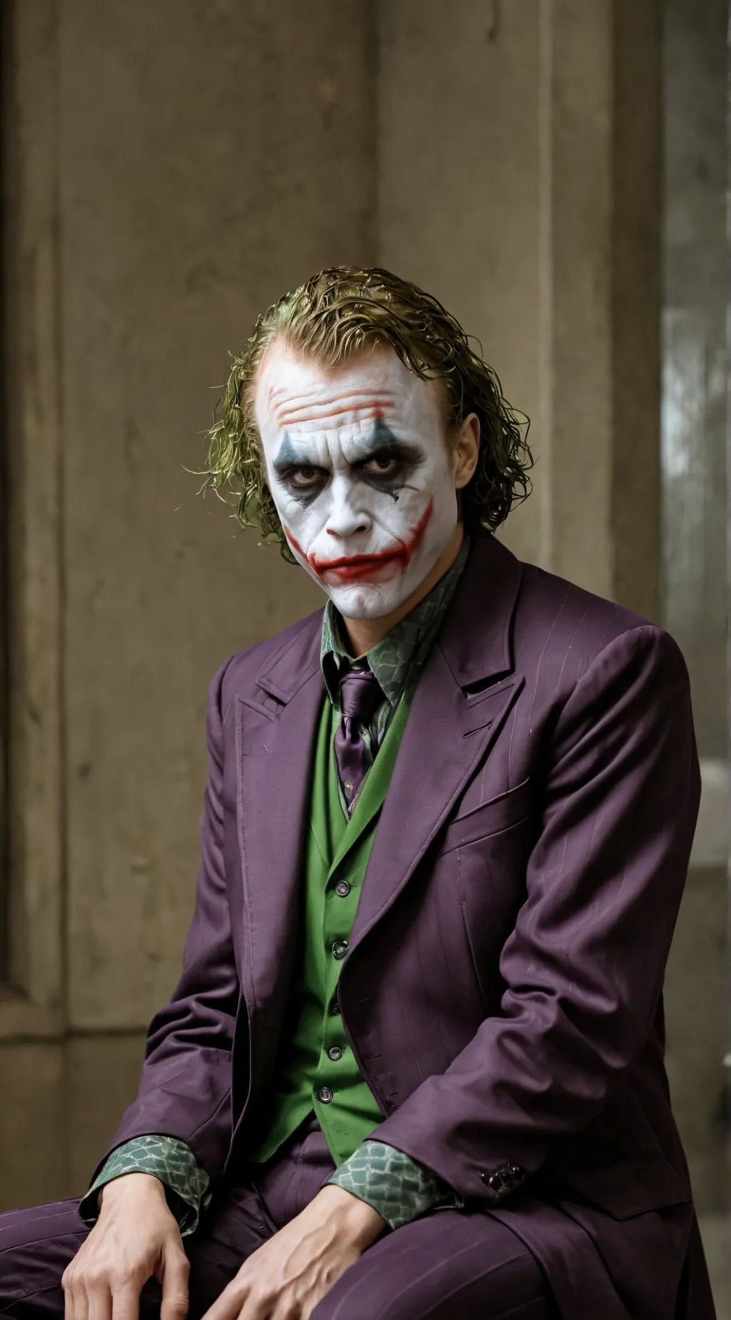 ai character: THE JOKER background