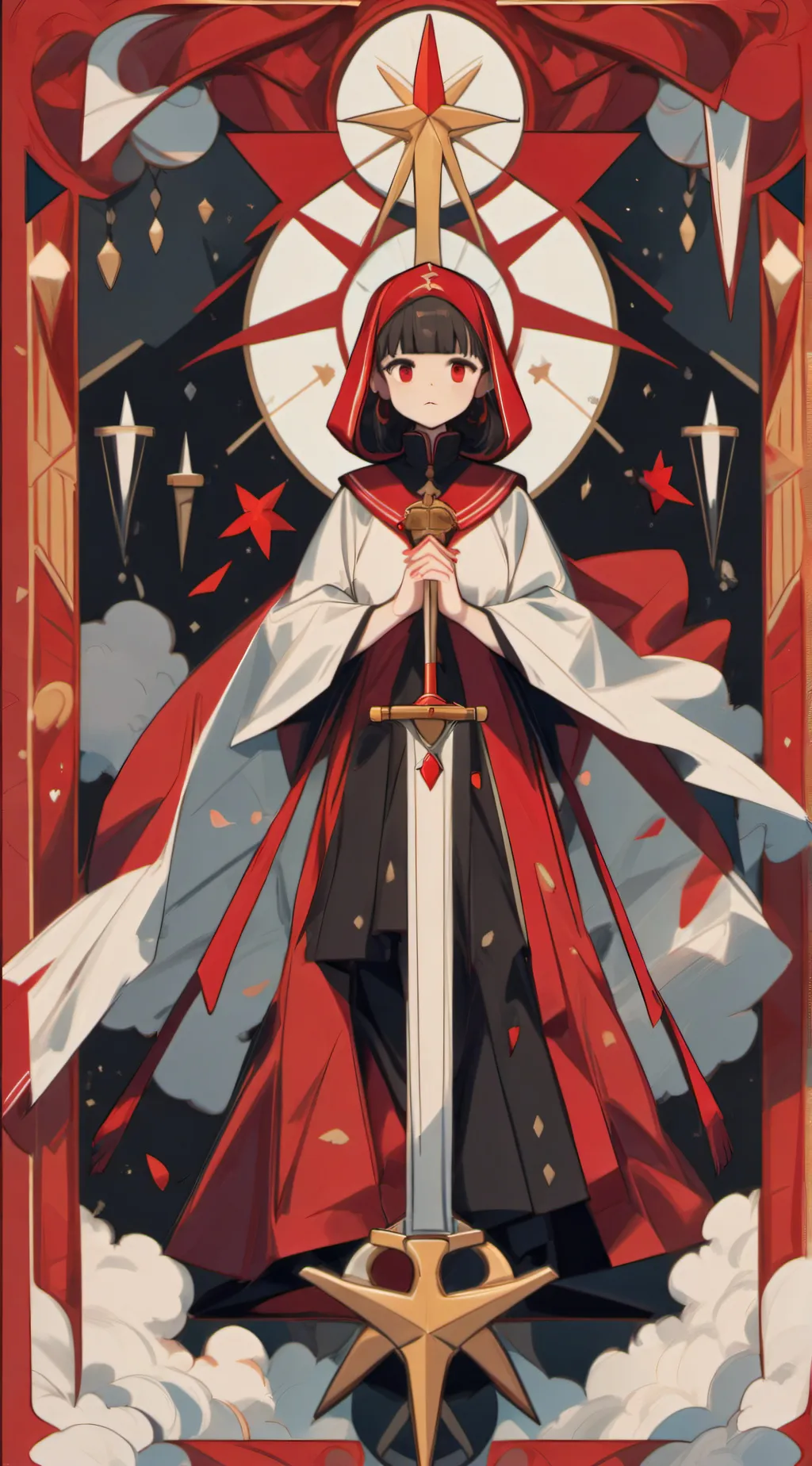 ai character: Hh human trapped background