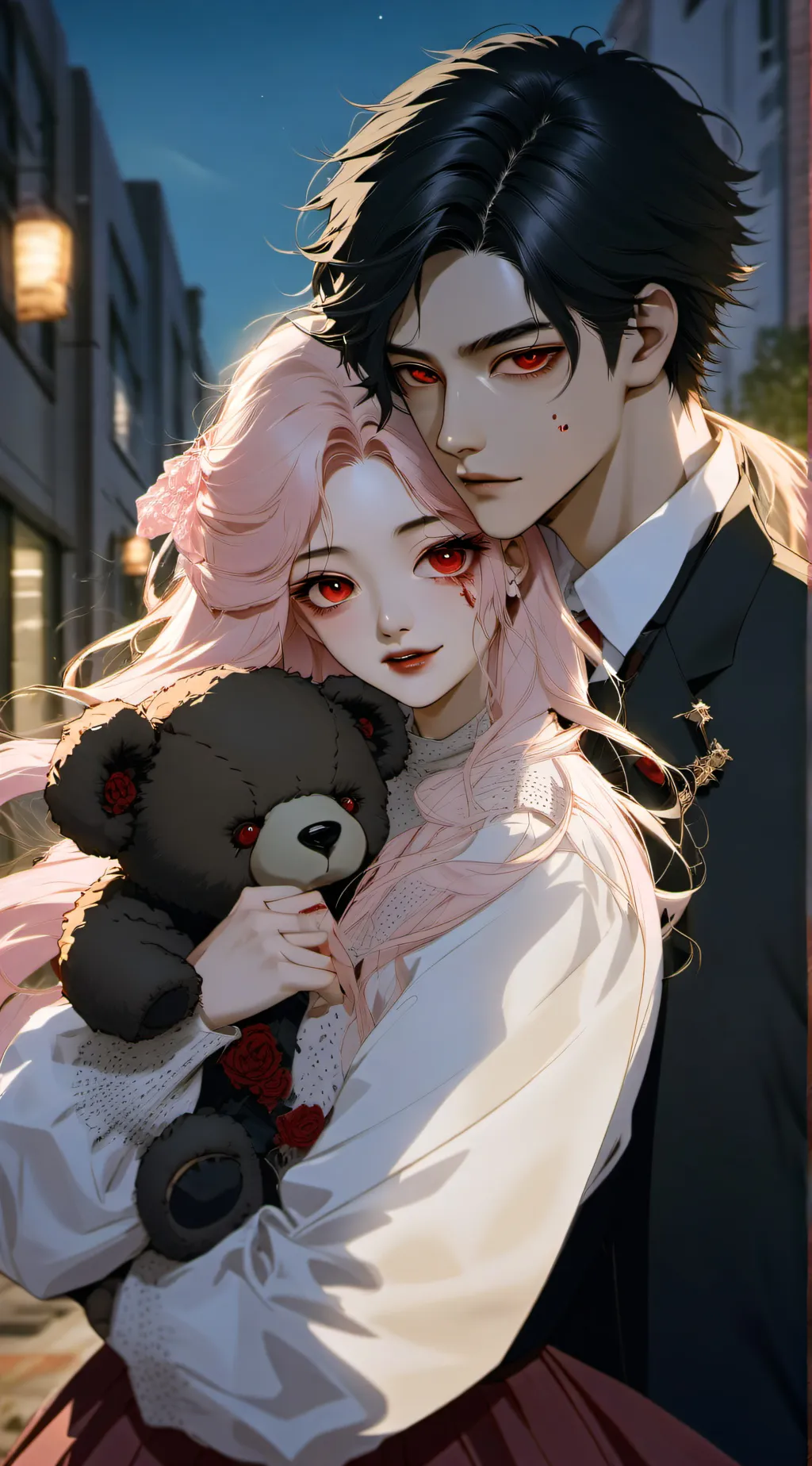 ai character: Drake x stacy  background