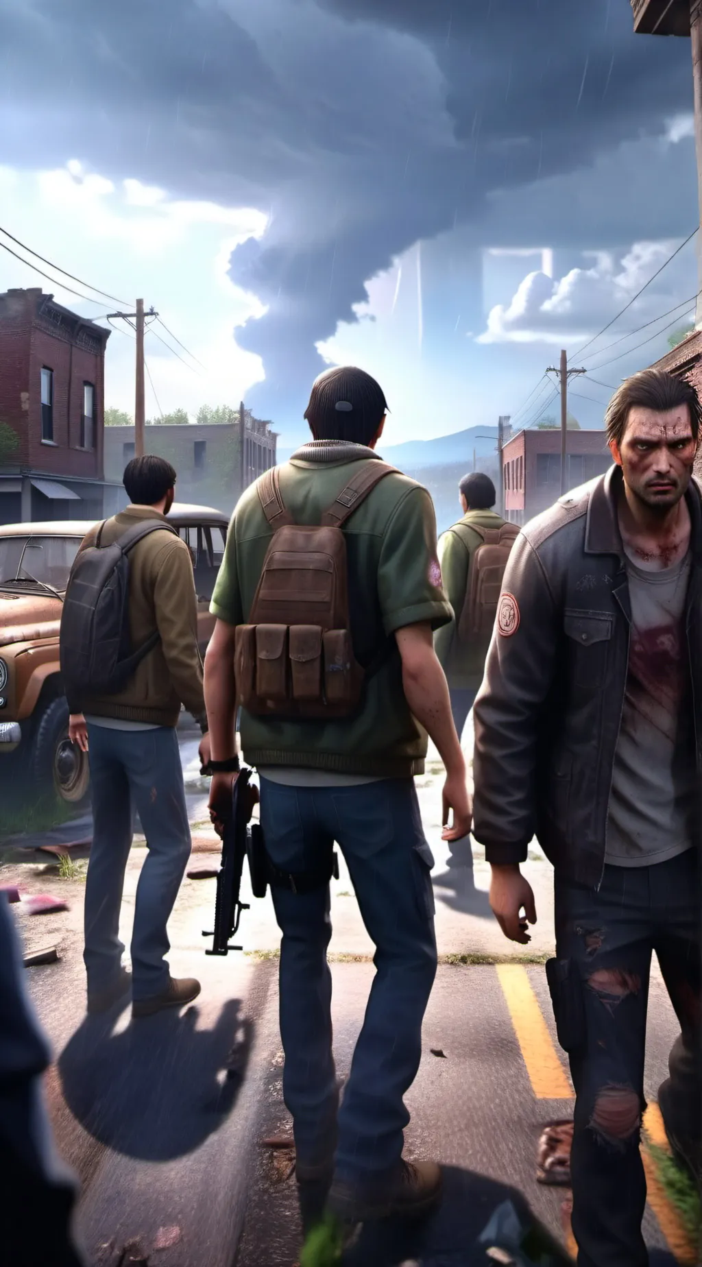 ai character: Walking Dead background