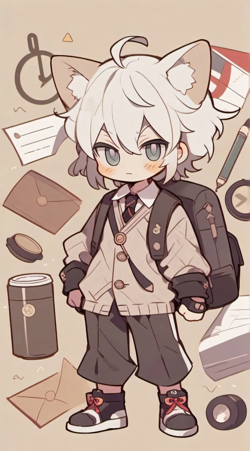 ai character: OLIVER background