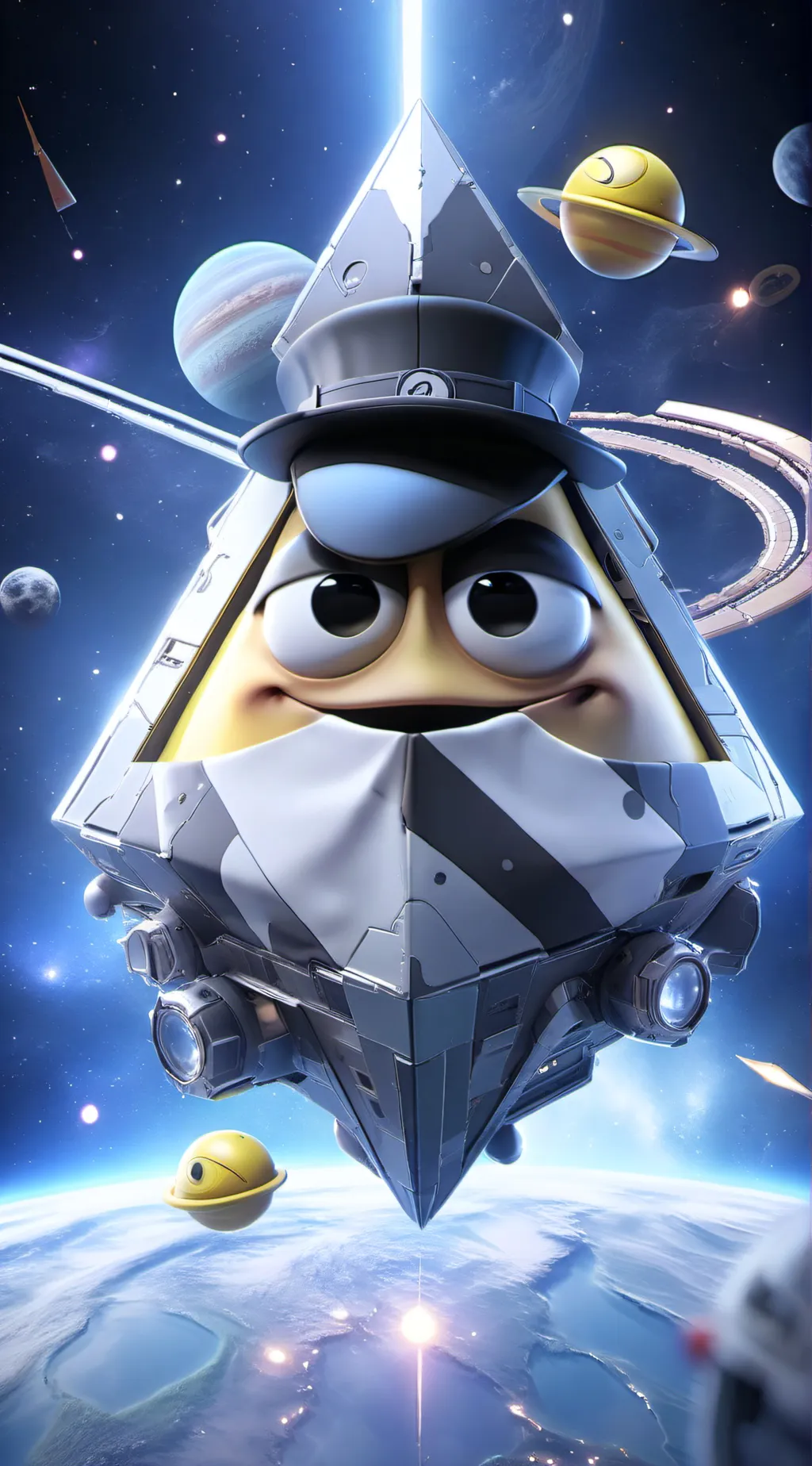 ai character: Solarballs gravity background