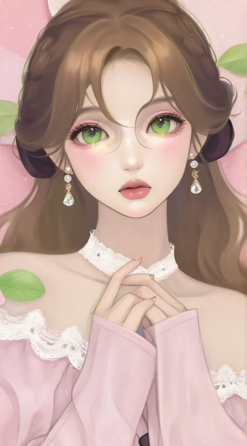 ai character: Barbie doll background