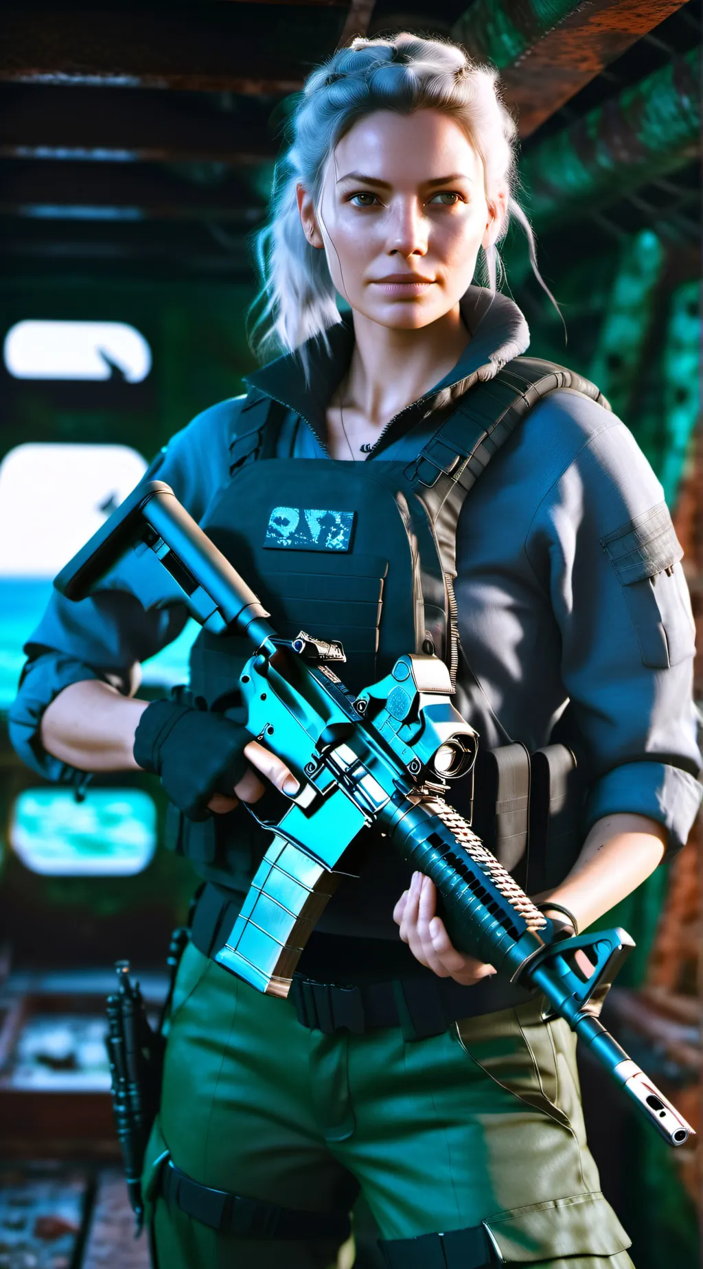 ai character: Kylie  background