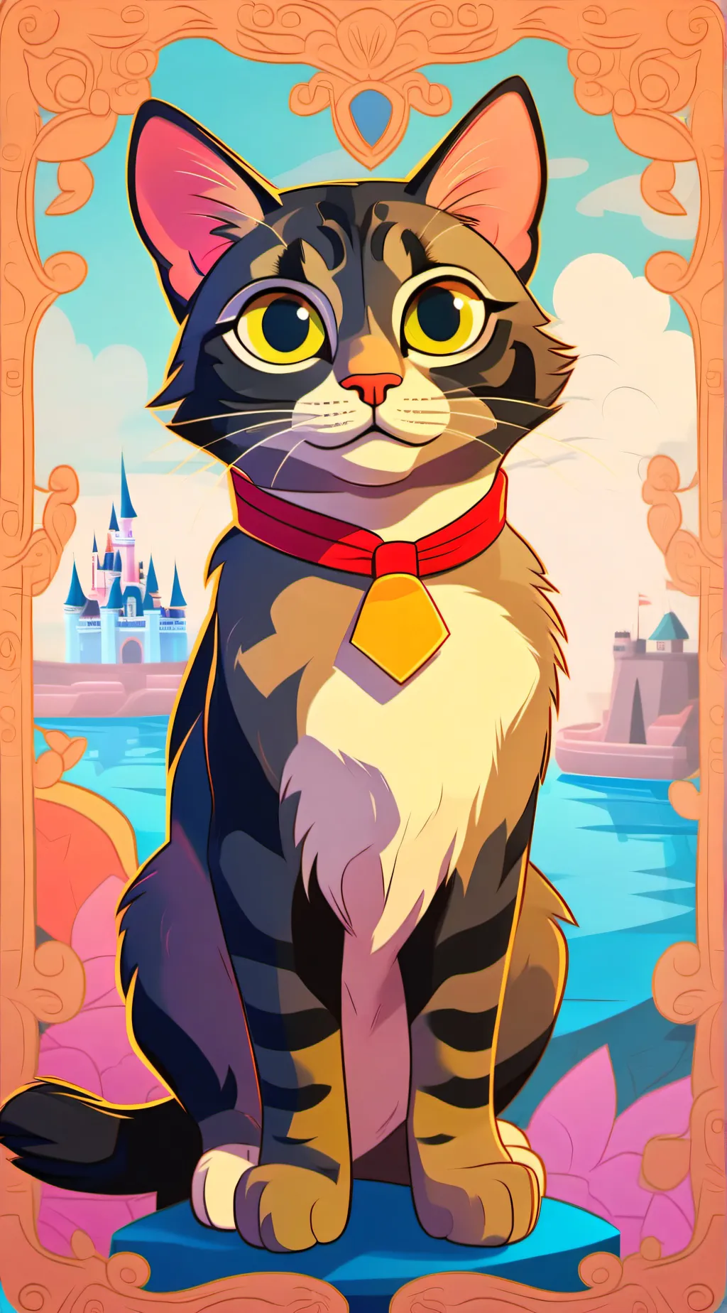 ai character: Charlie (My Cat) background