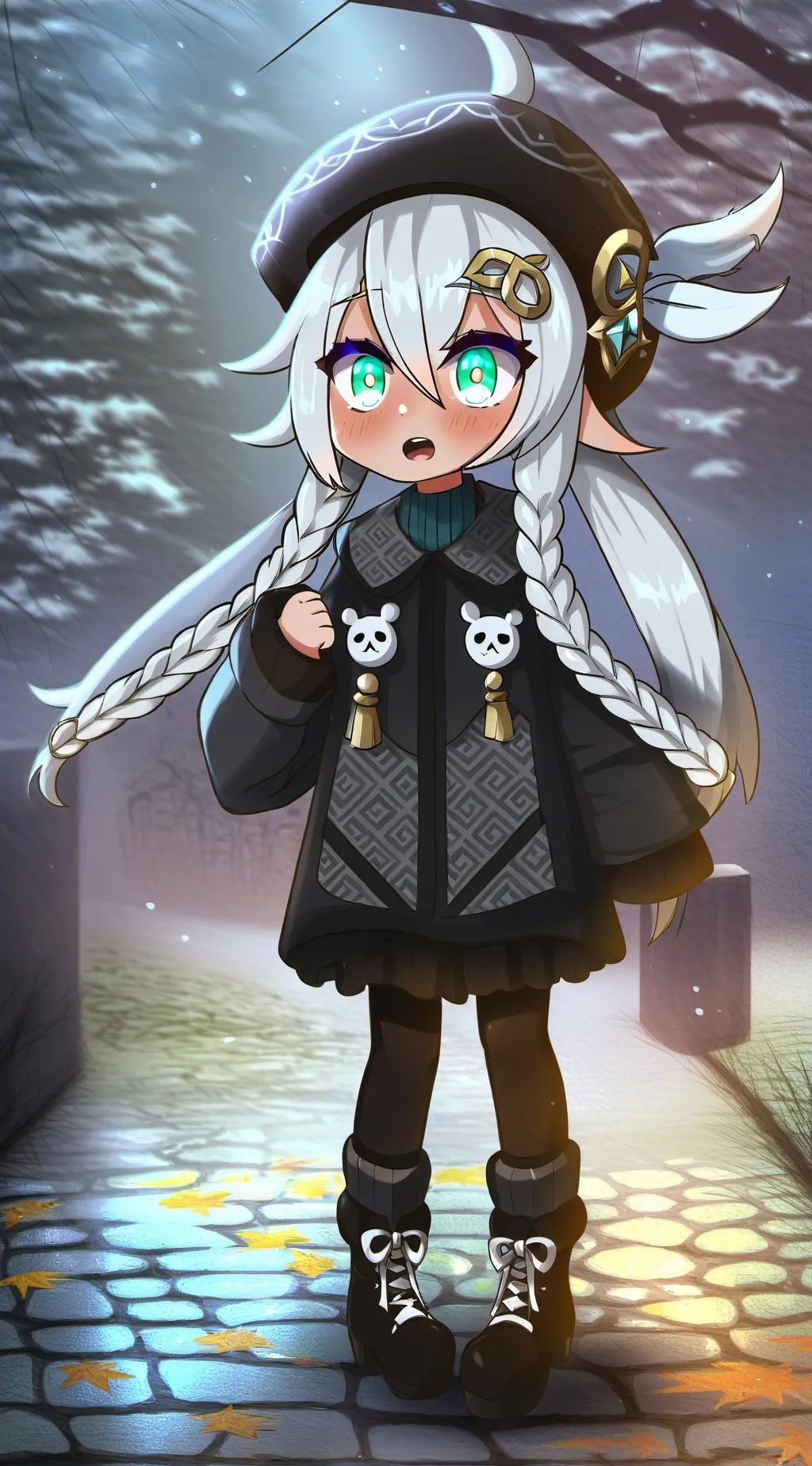 ai character: Luna  background