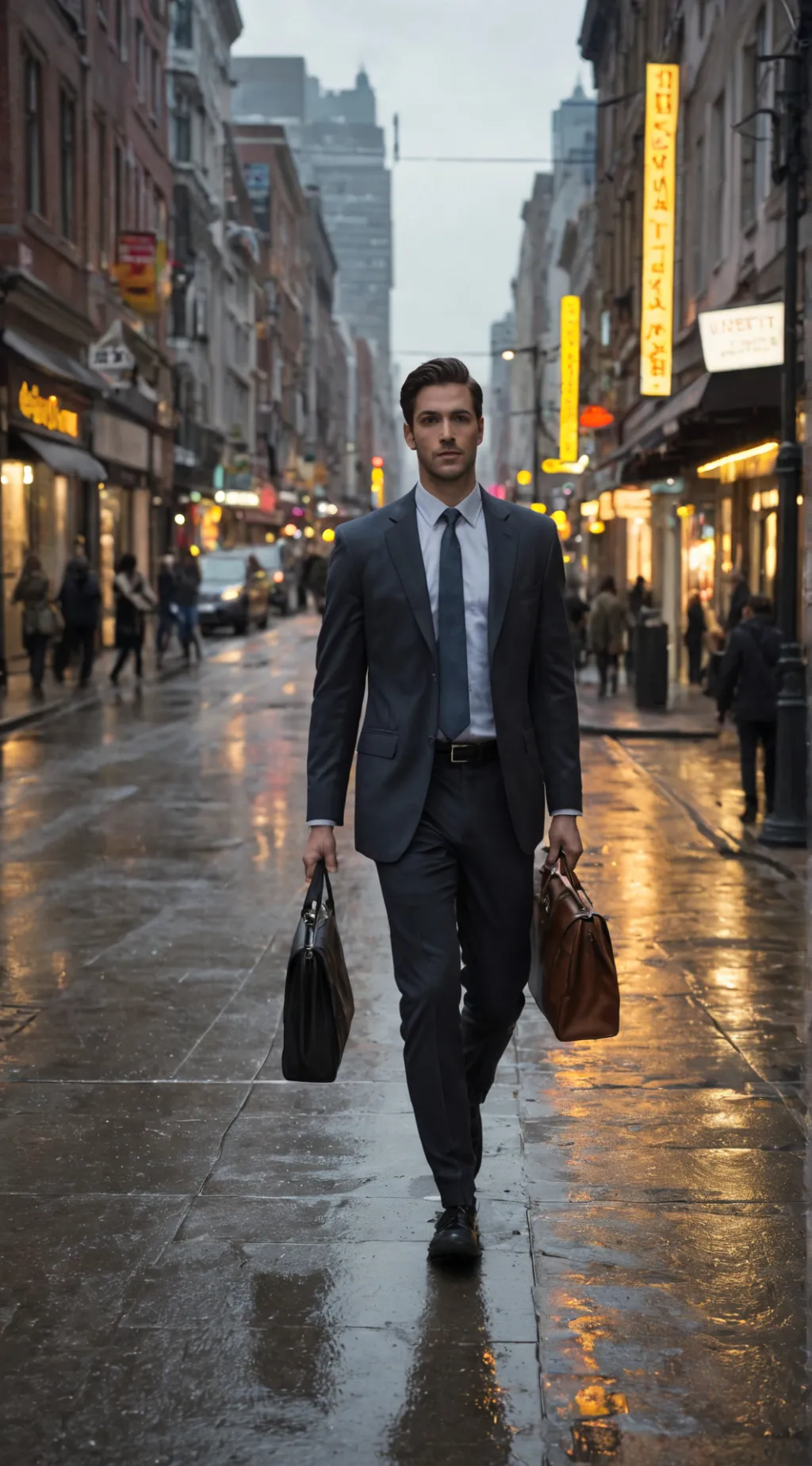 ai character: Business man background