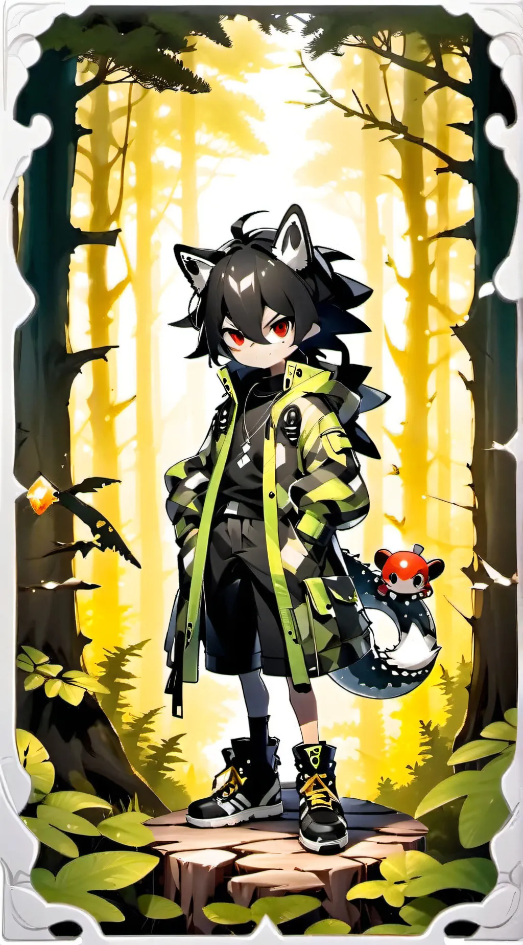 ai character: Wild Shadow￼ background