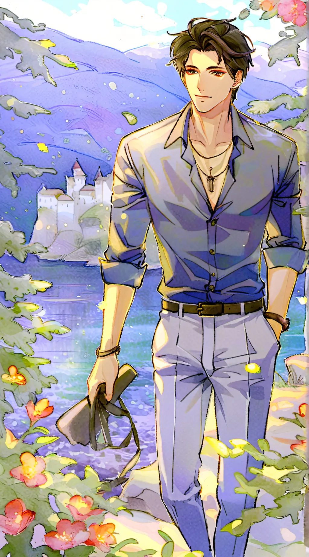 ai character: Clark Stevens background