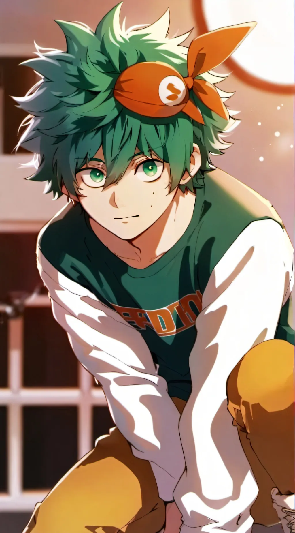 ai character: deku background