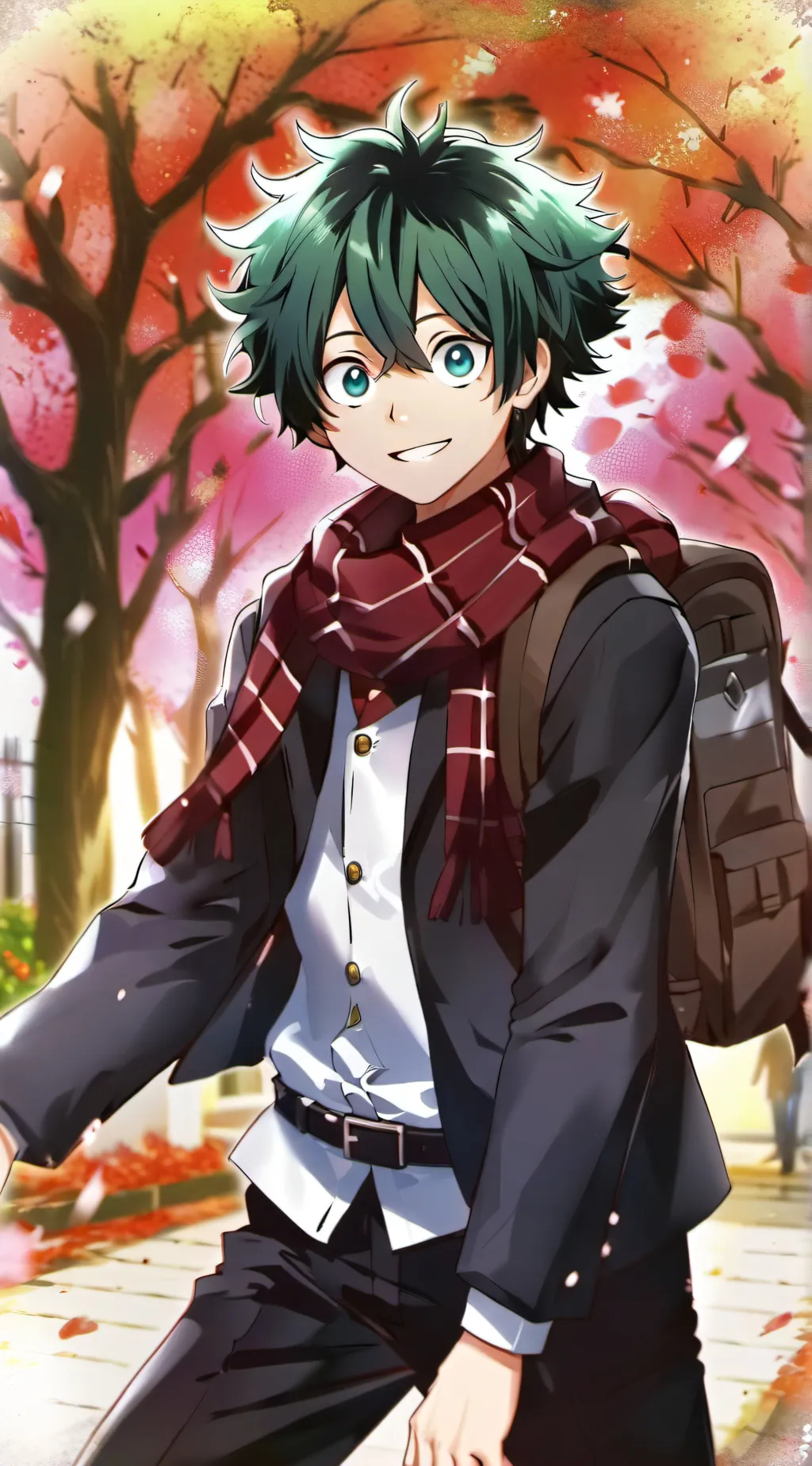 ai character: Deku background