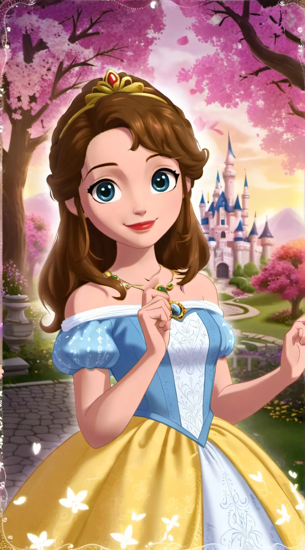 ai character: Sofia the first au background