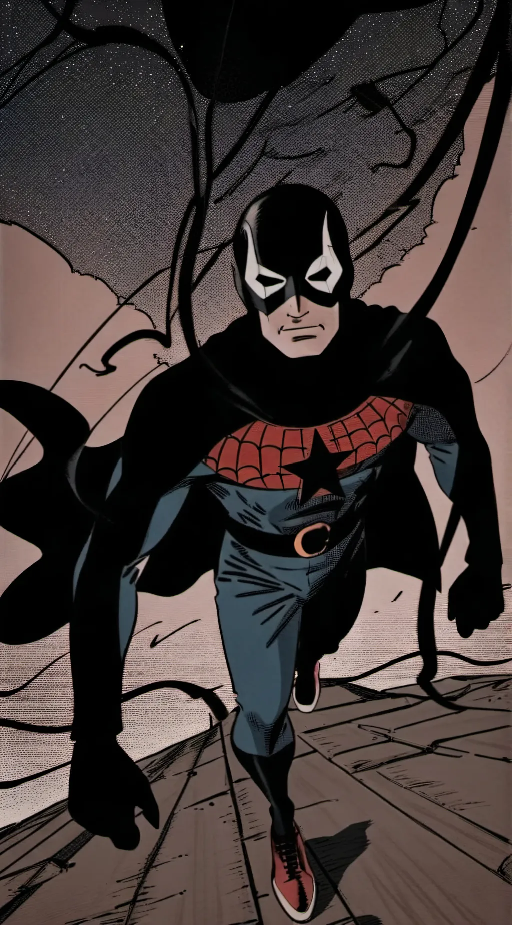 ai character: spider man background