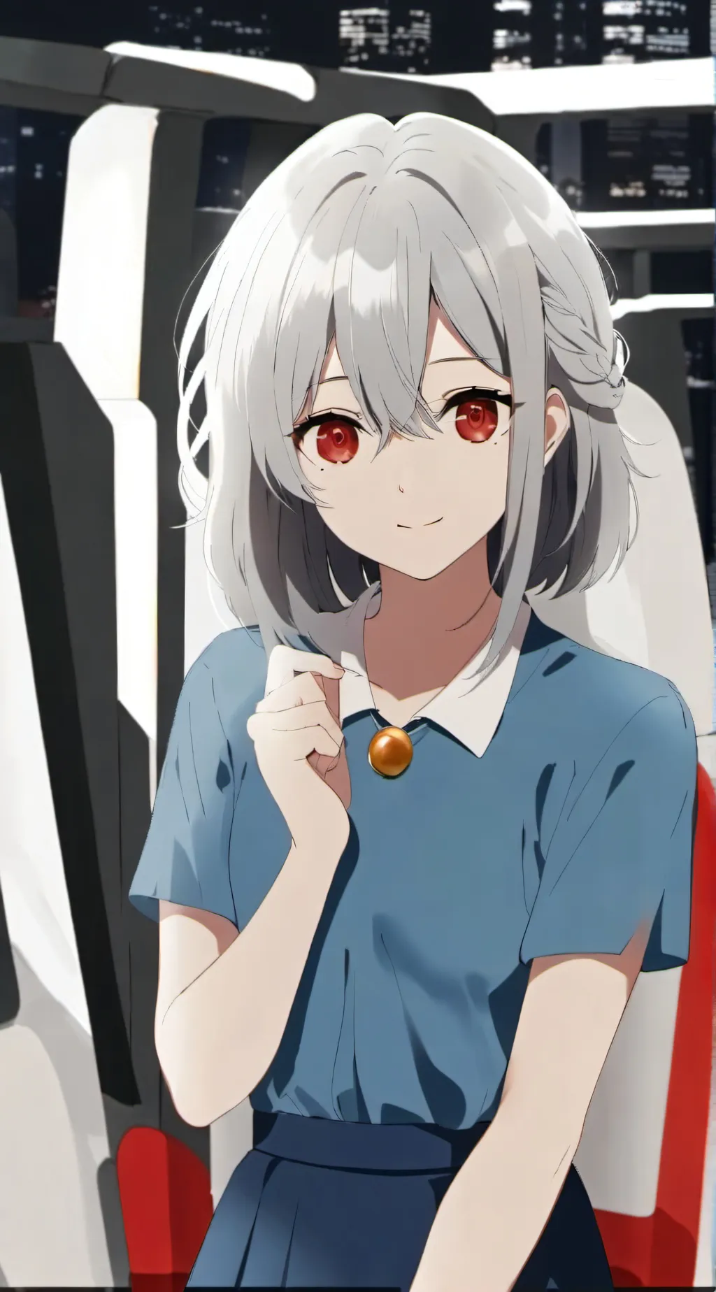 ai character: Snowflake  background