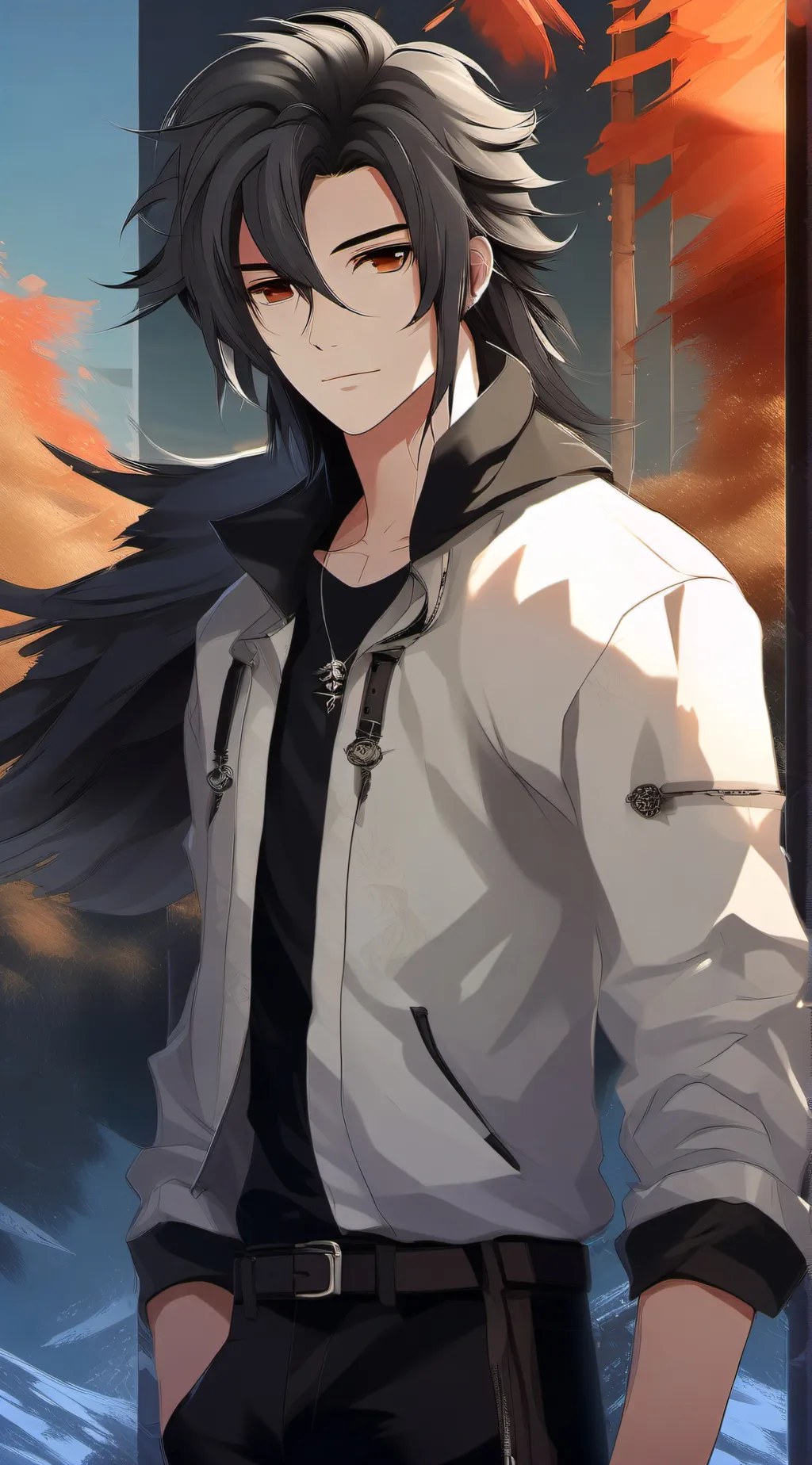 ai character: Daniel  background
