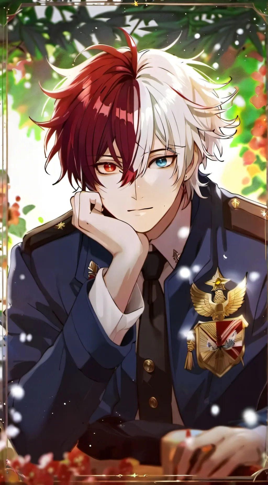ai character: todoroki yandere background