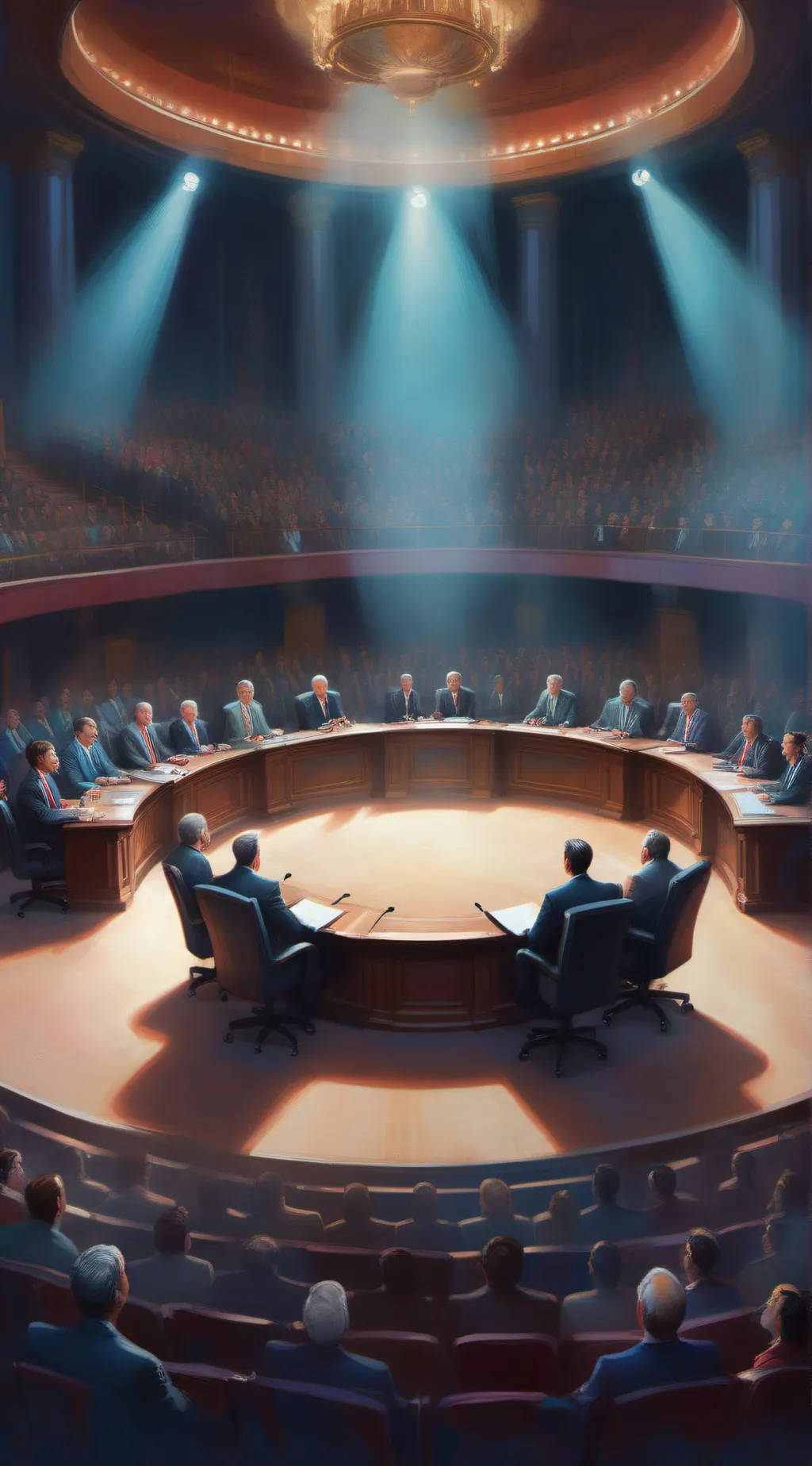 ai character: Debator  background
