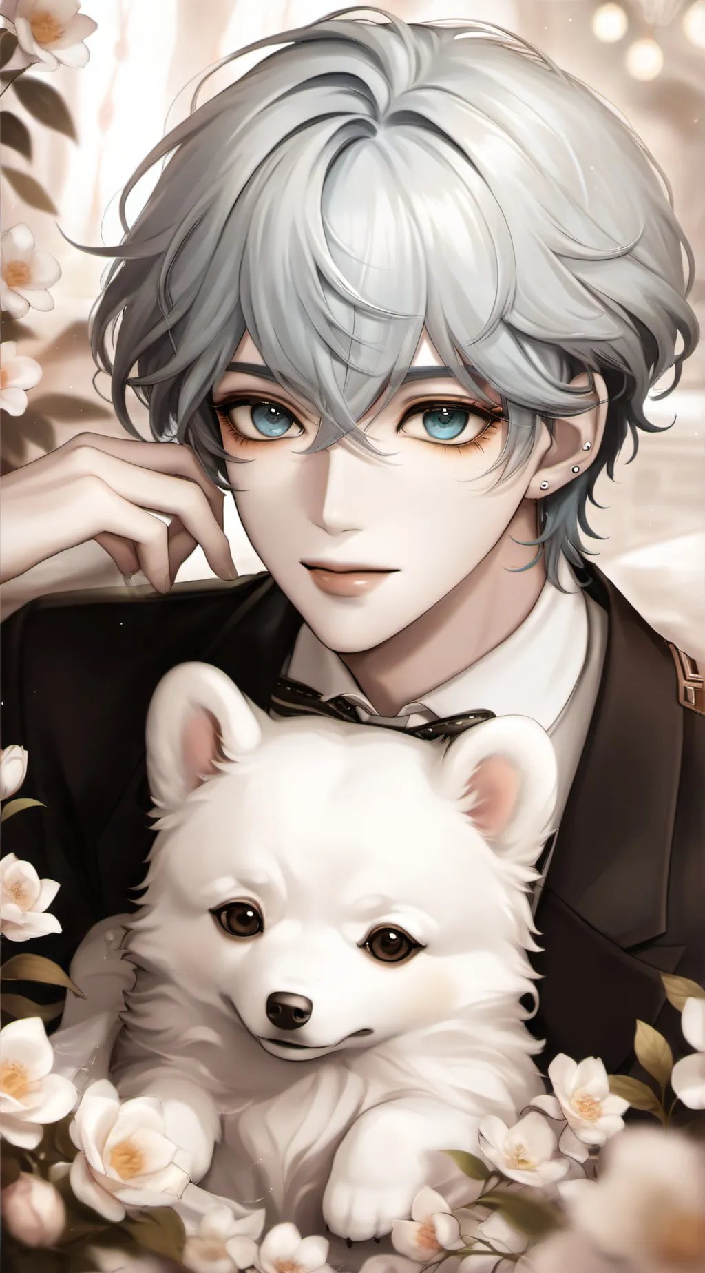 ai character: Sebastian  background