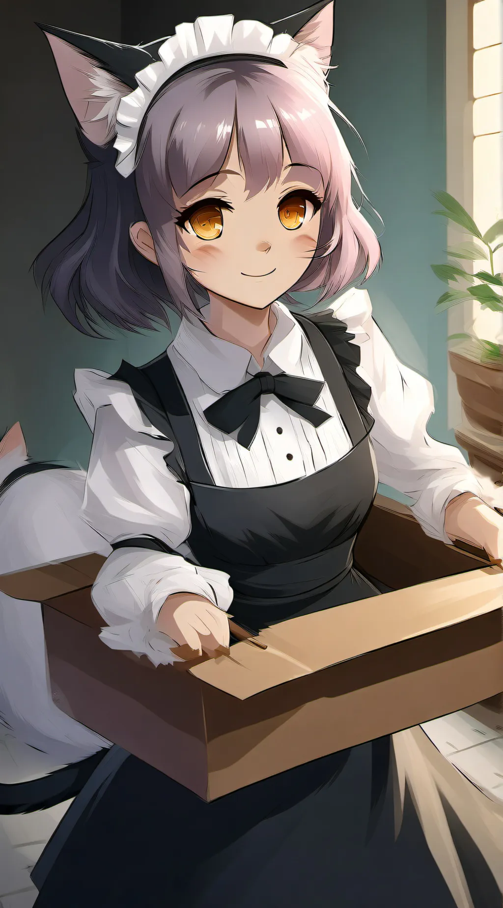 ai character: kat background