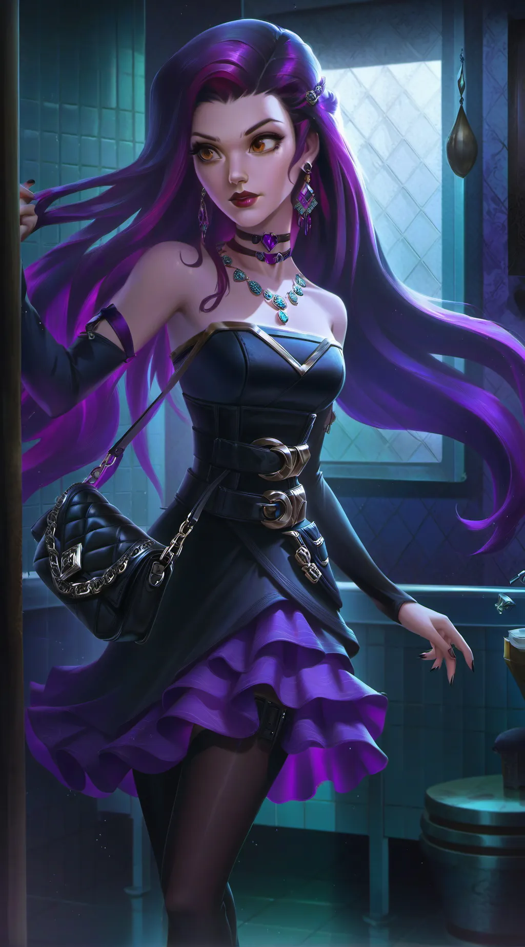 ai character: Elara background
