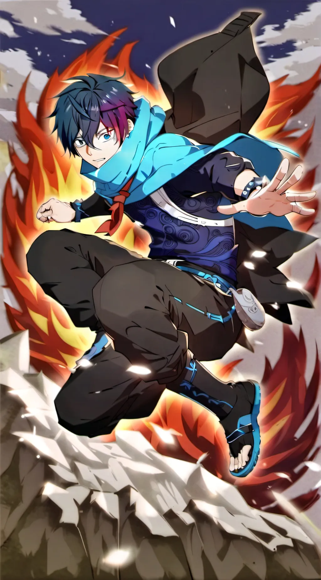 ai character: boruto background