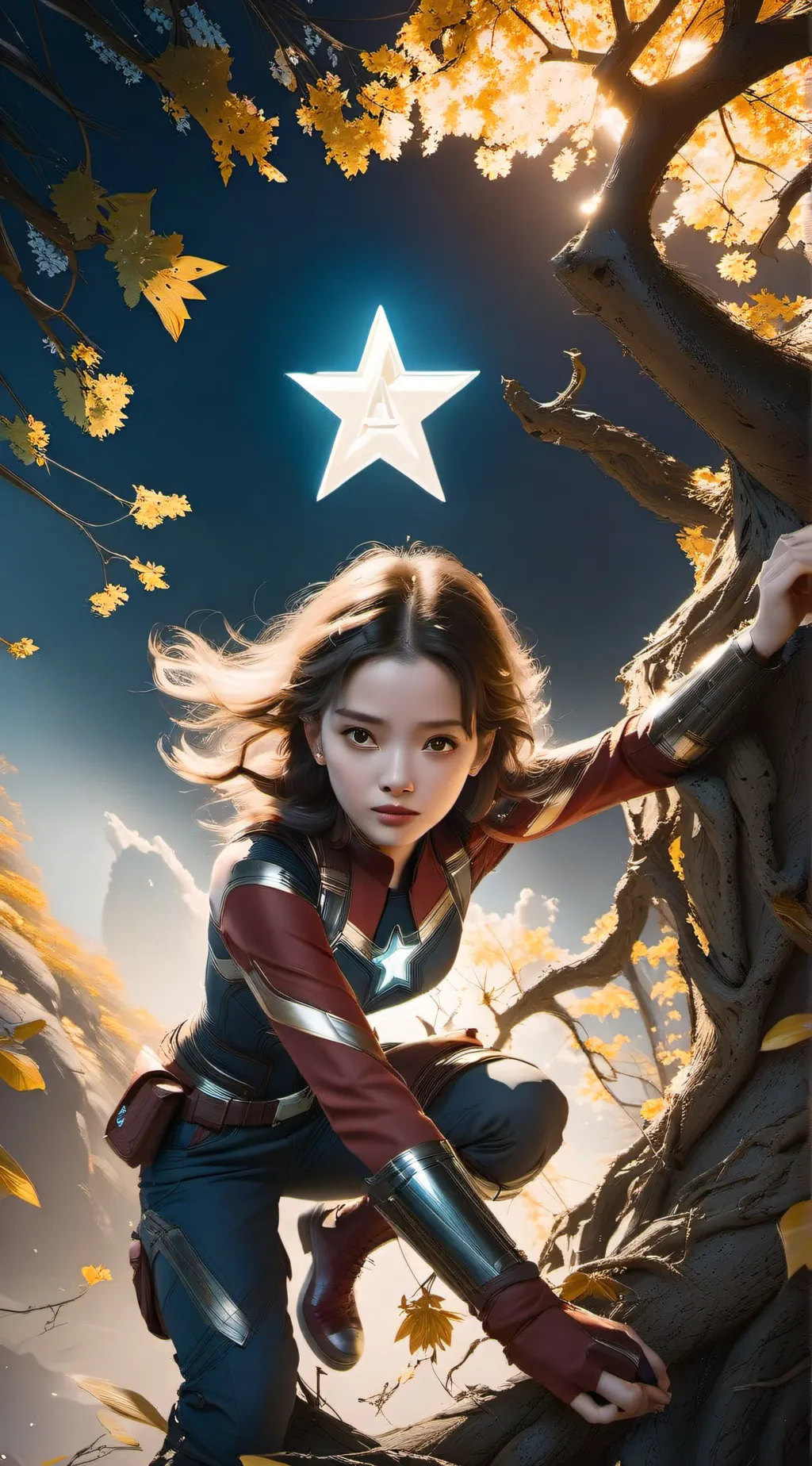 ai character: Avengers 1 background