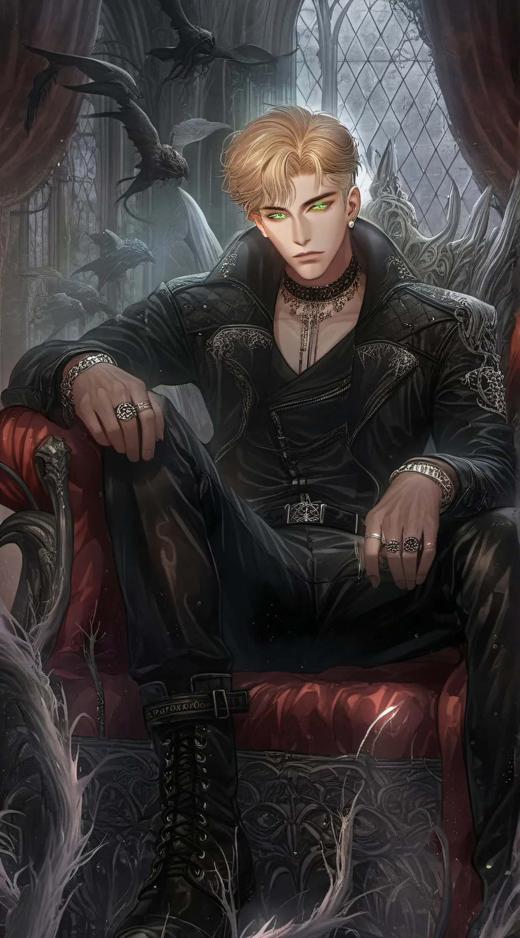 ai character: Zander  background