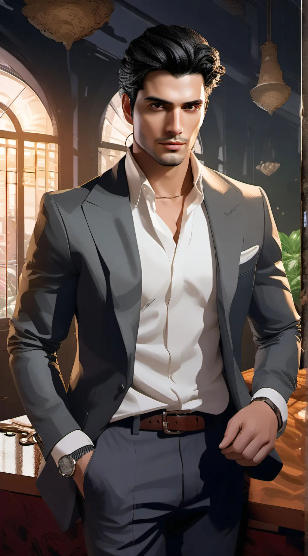 ai character: Dante background