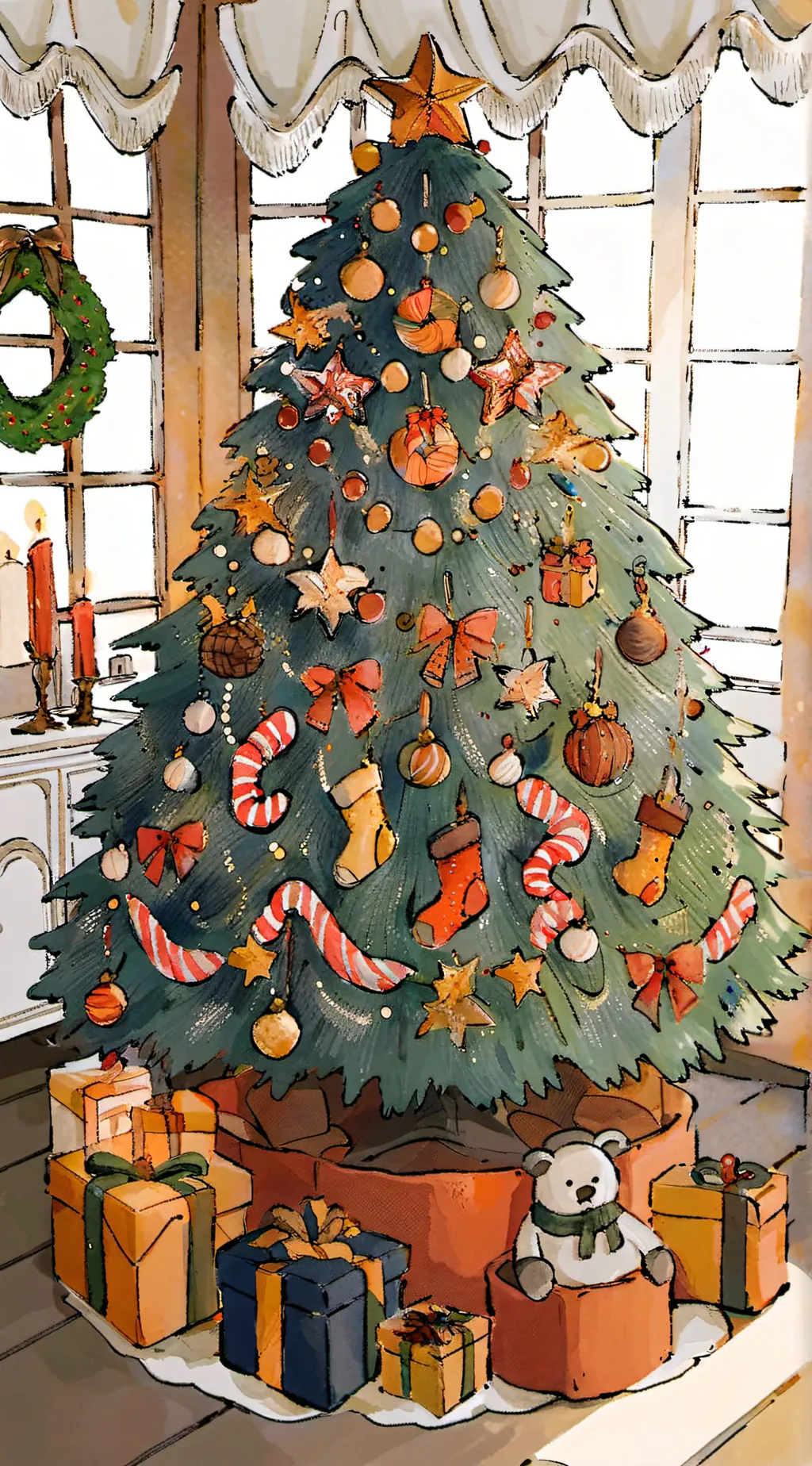 ai character: ~md christmas!~ background