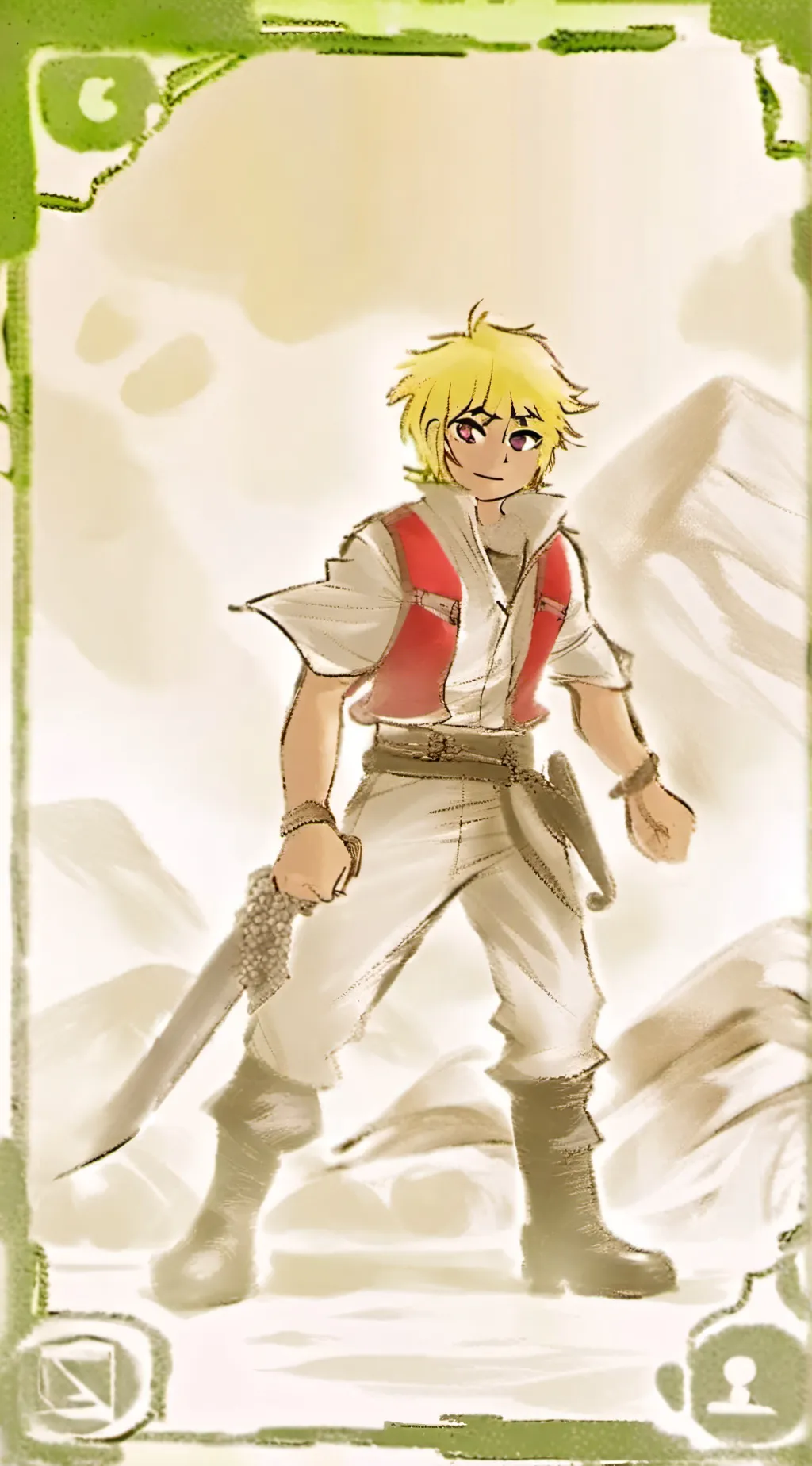 ai character: Alexander MX background