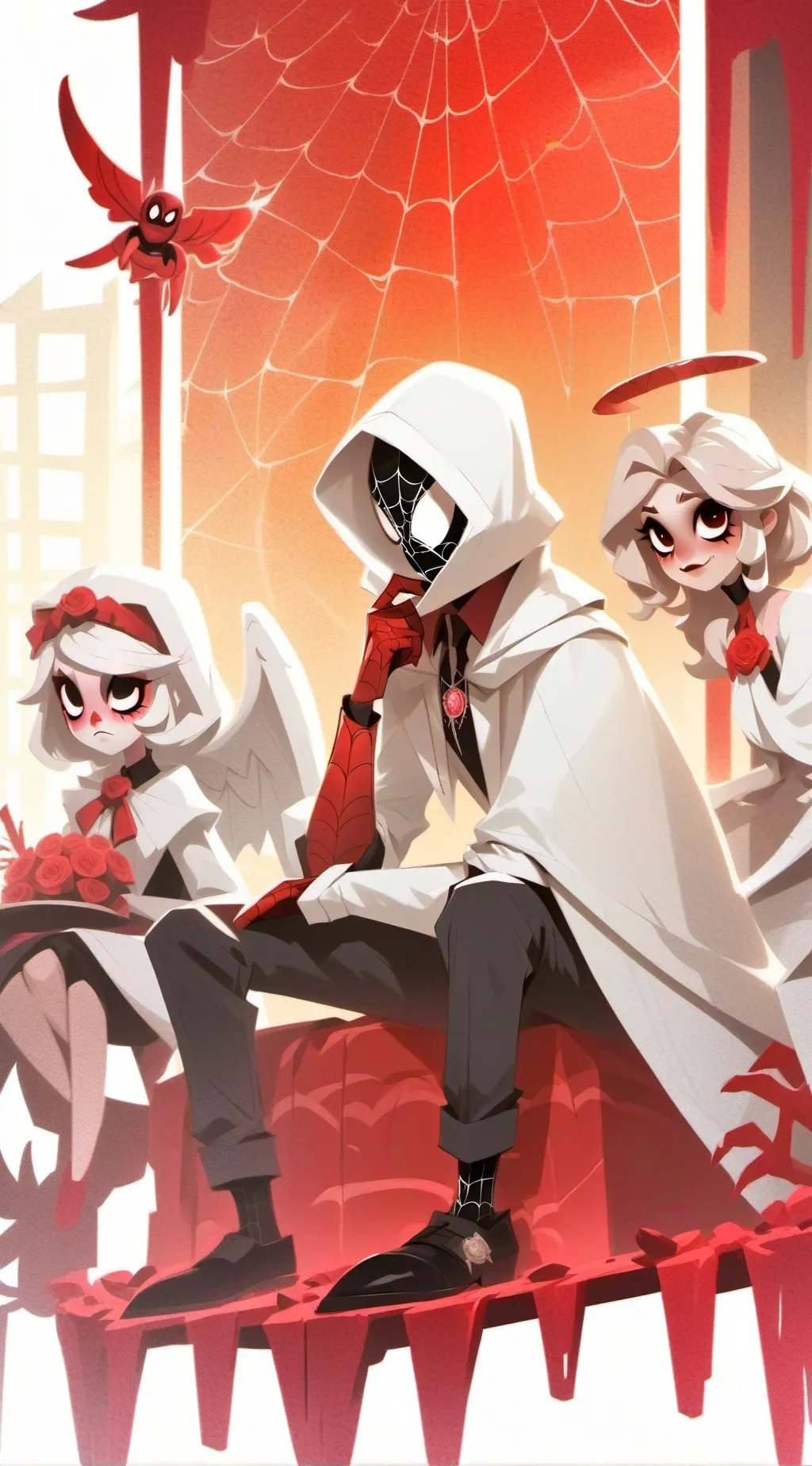 ai character: Angel Dust (HH) background