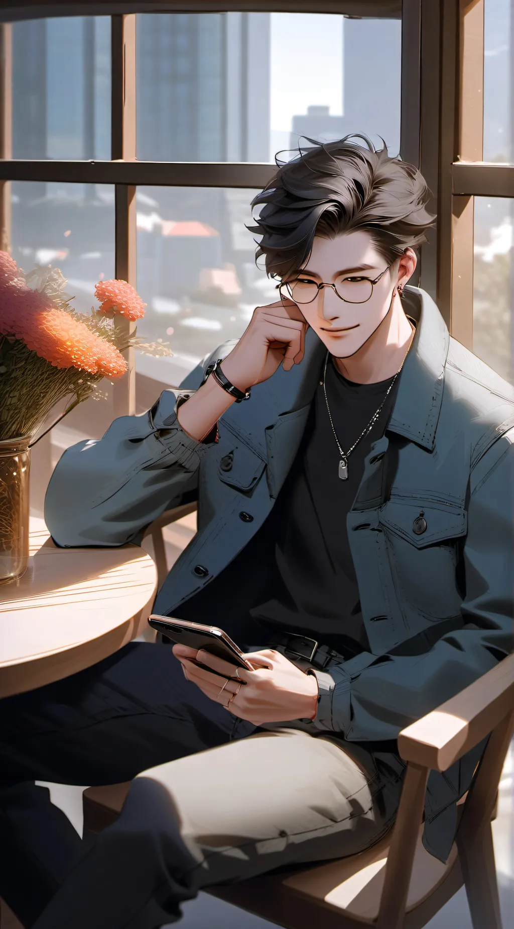 ai character: Ivan  background
