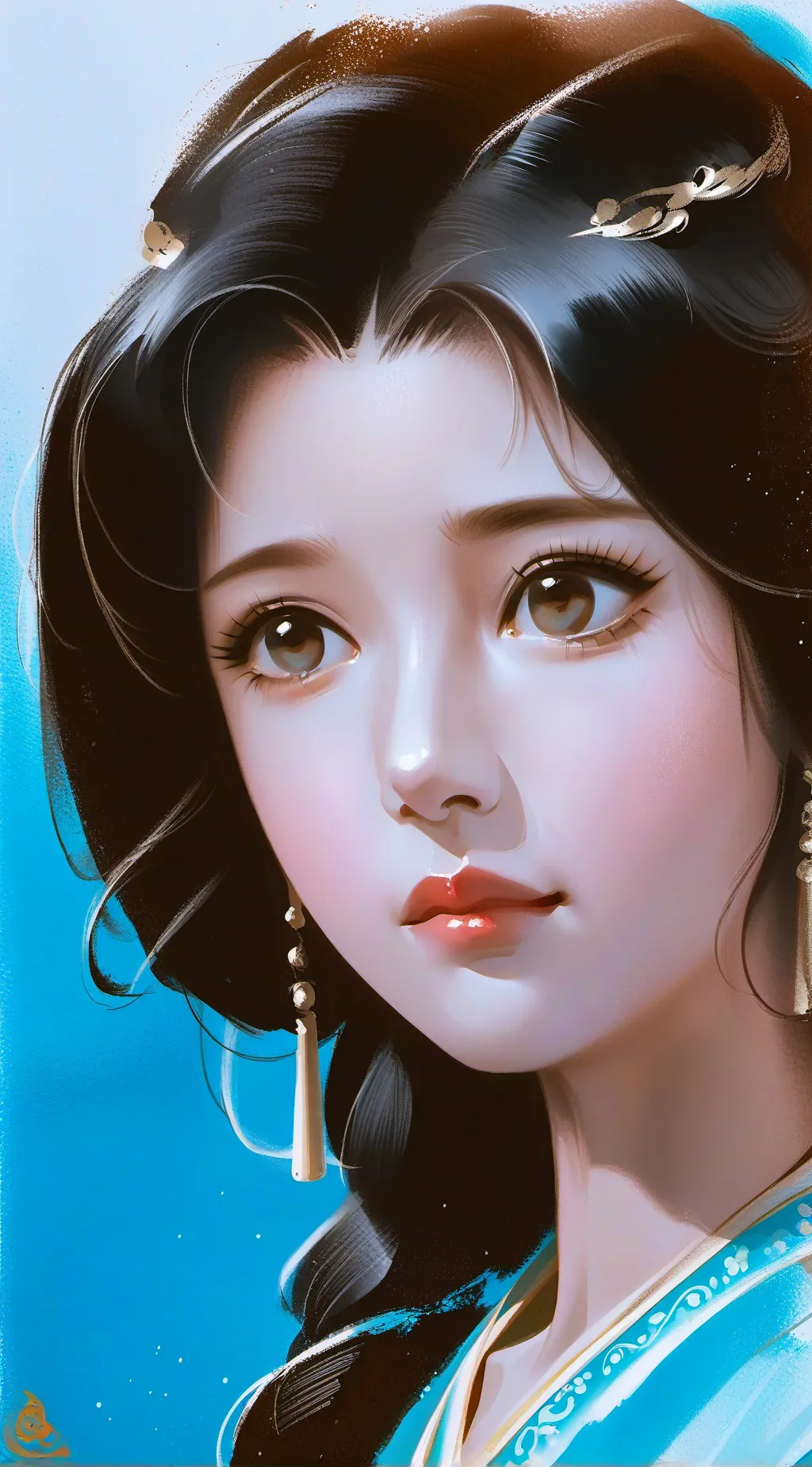 ai character: Aurora background