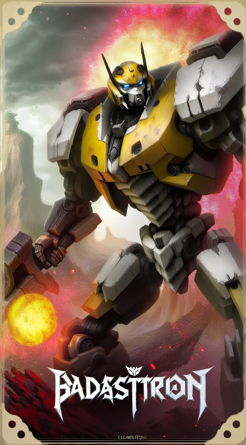ai character: Badassitron background