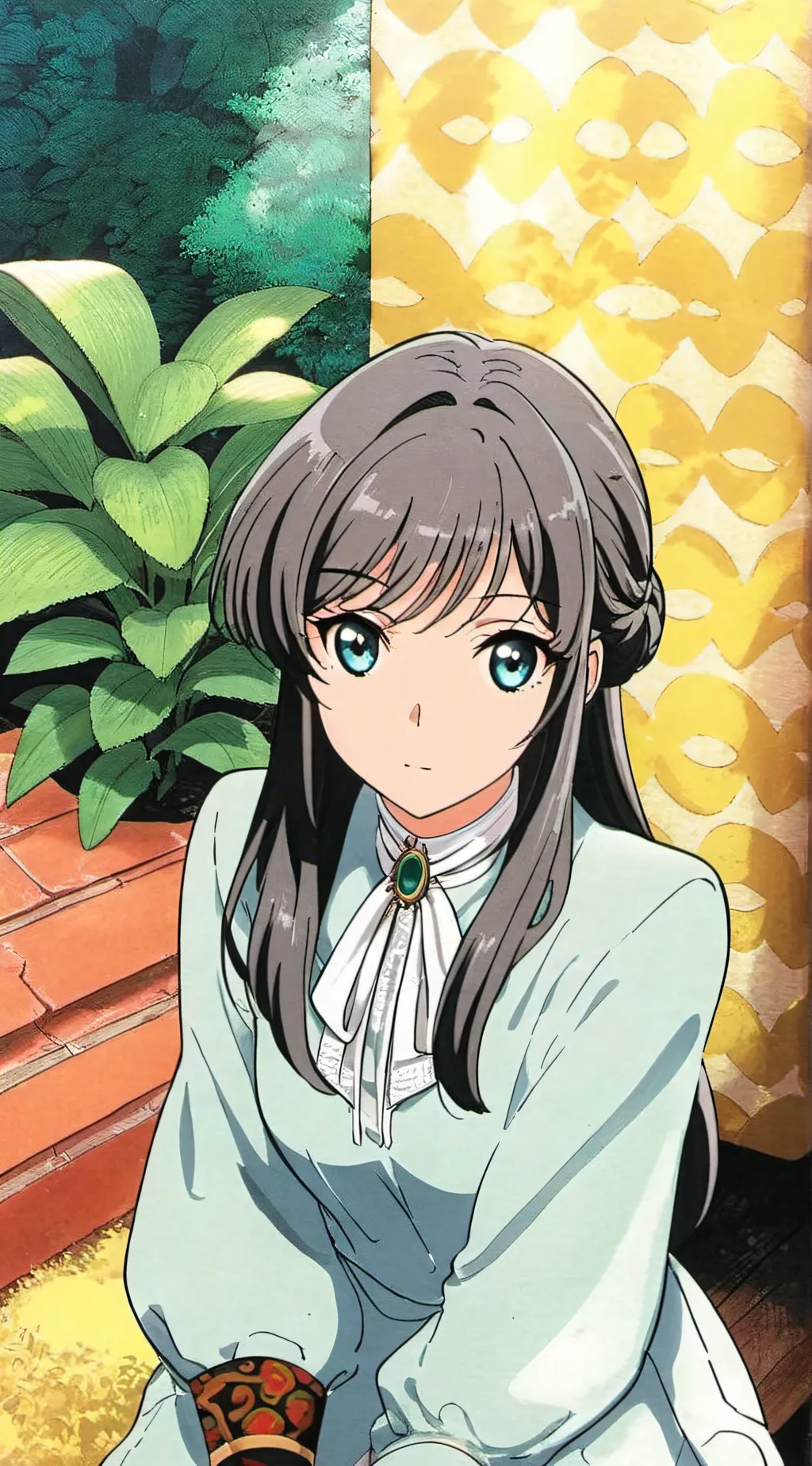 ai character: Ida  background