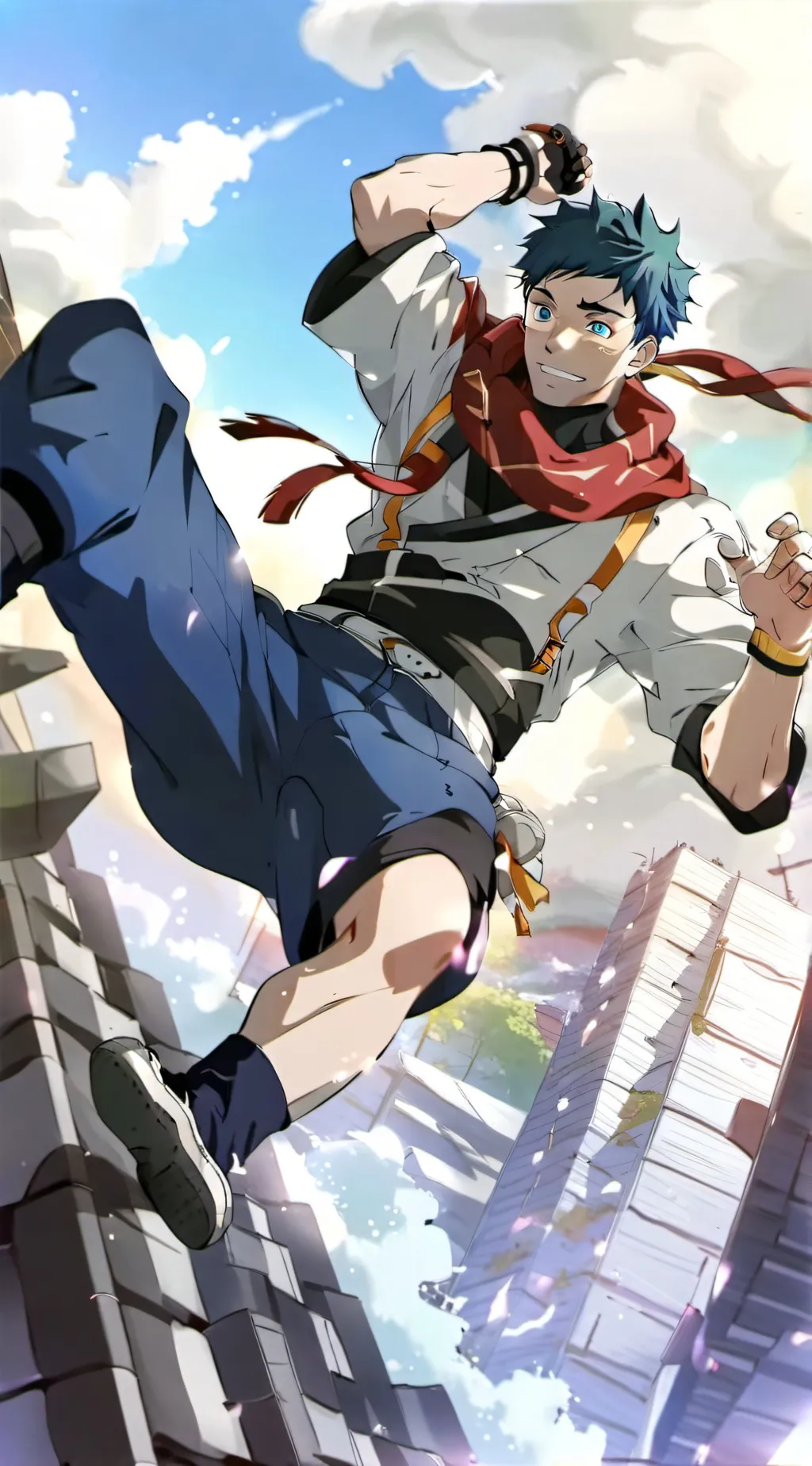 ai character: naruto war background