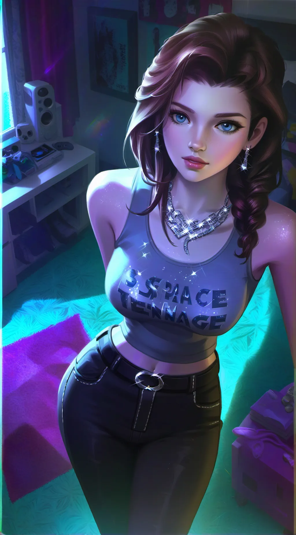 ai character: zaya background