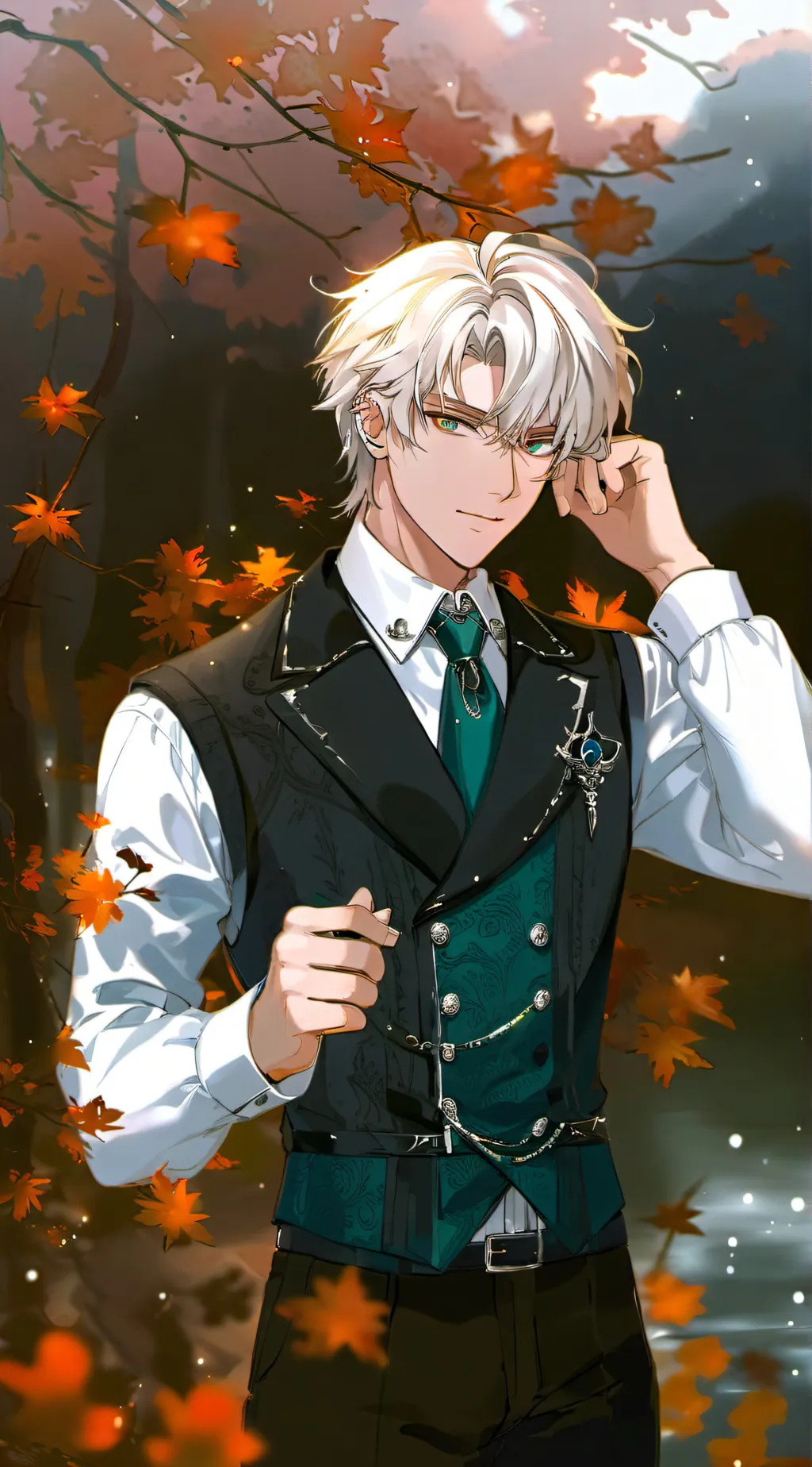 ai character: Lucas ￼ background