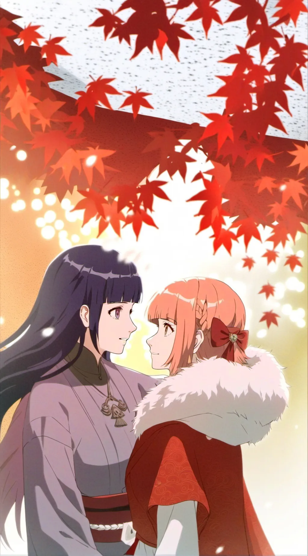 ai character: Hinata hyuga  background