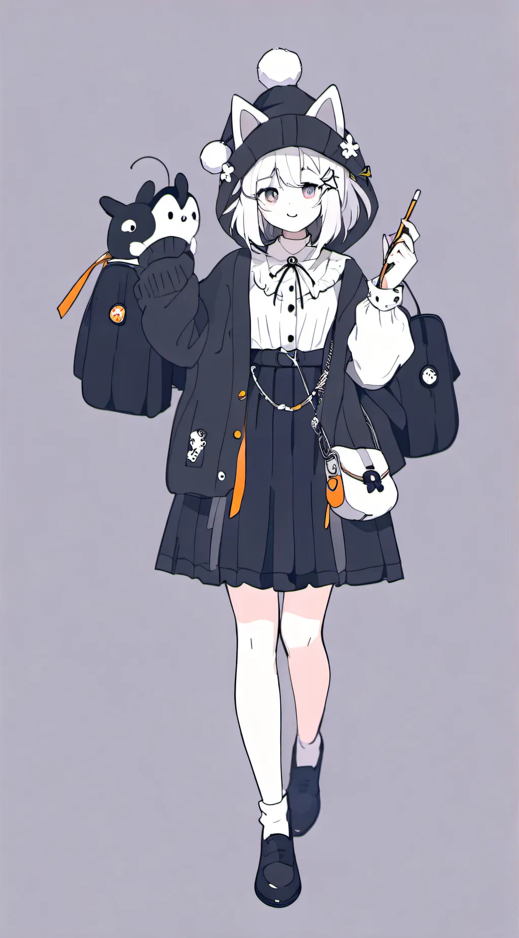 ai character: Anime girl￼ background
