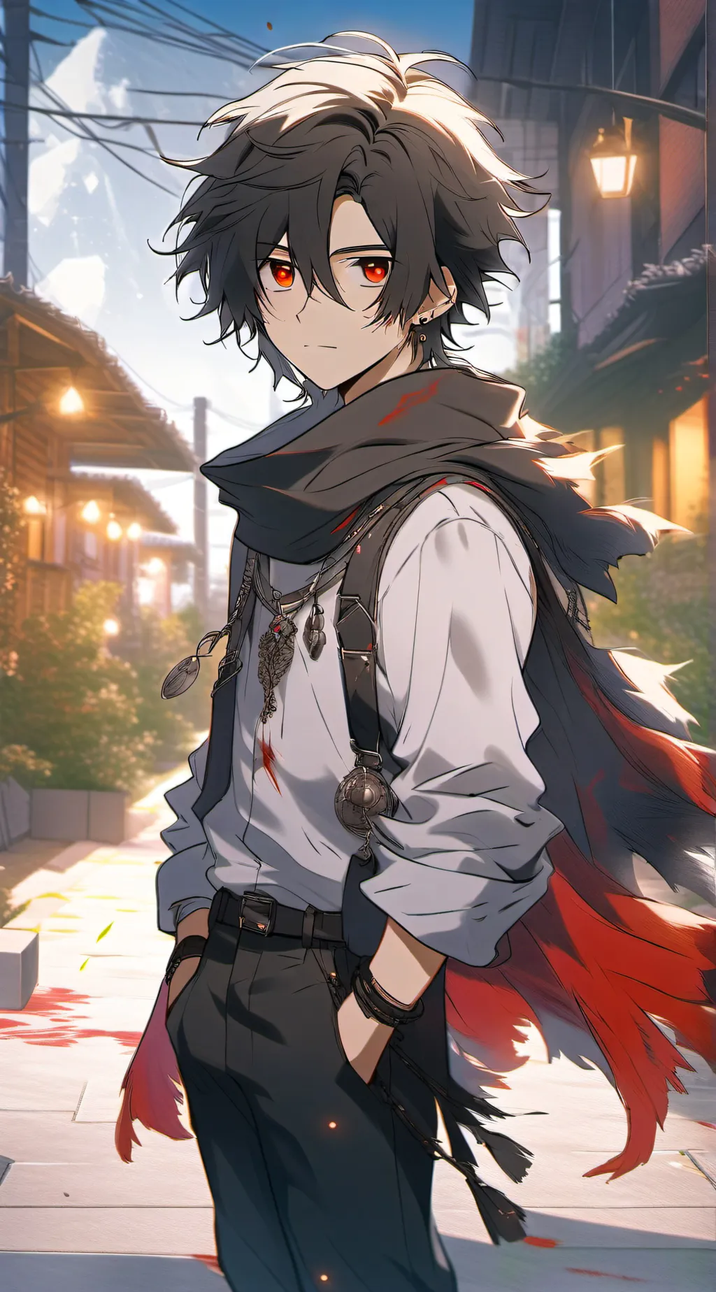 ai character: Naruto  background